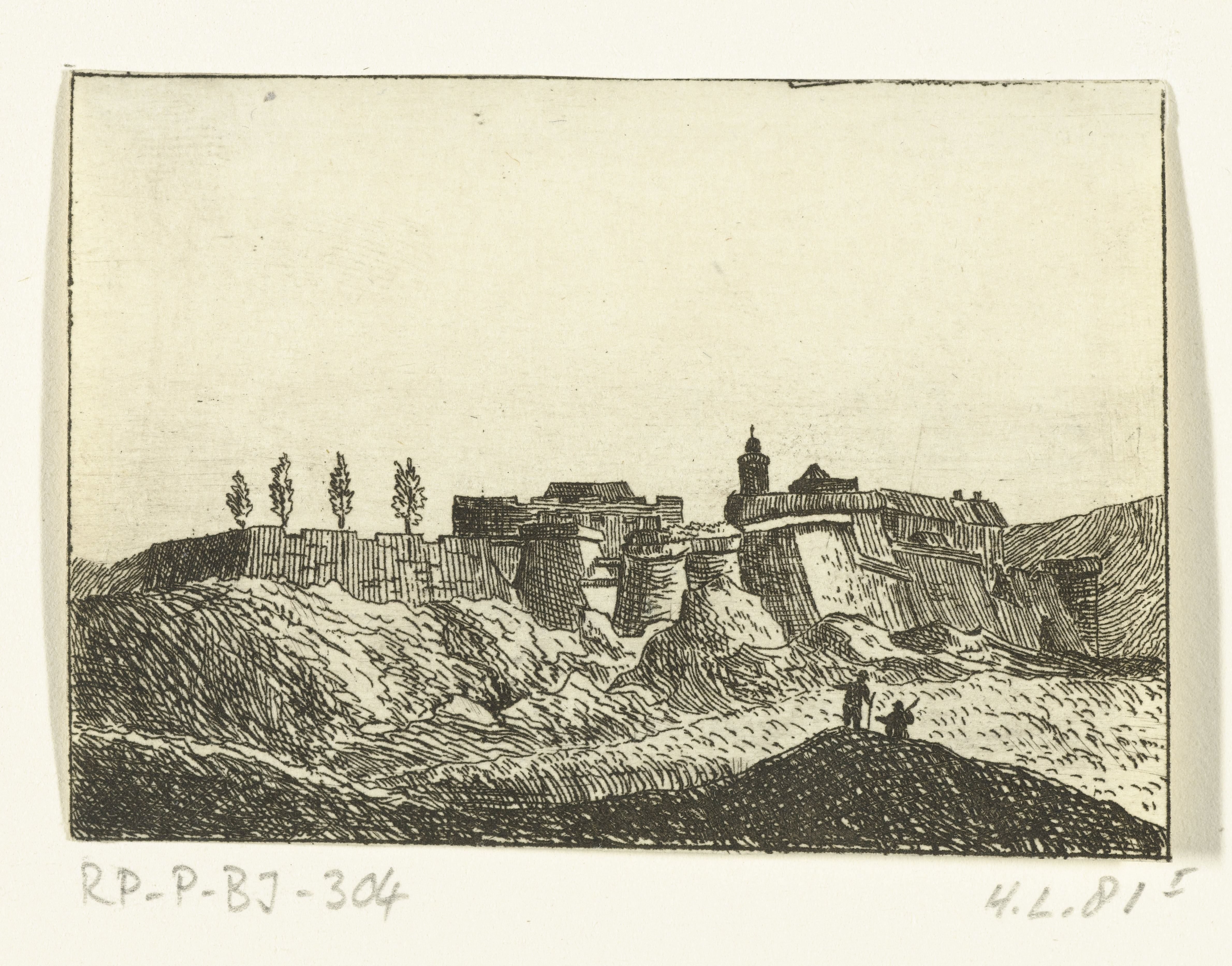 Gezicht op Fort Ehrenbreitstein