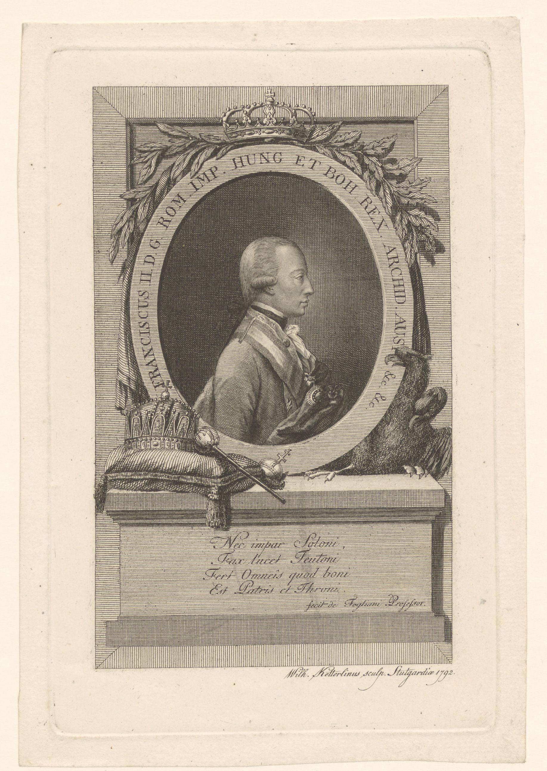 Portret van Frans II Josef Karel, Rooms-Duits keizer
