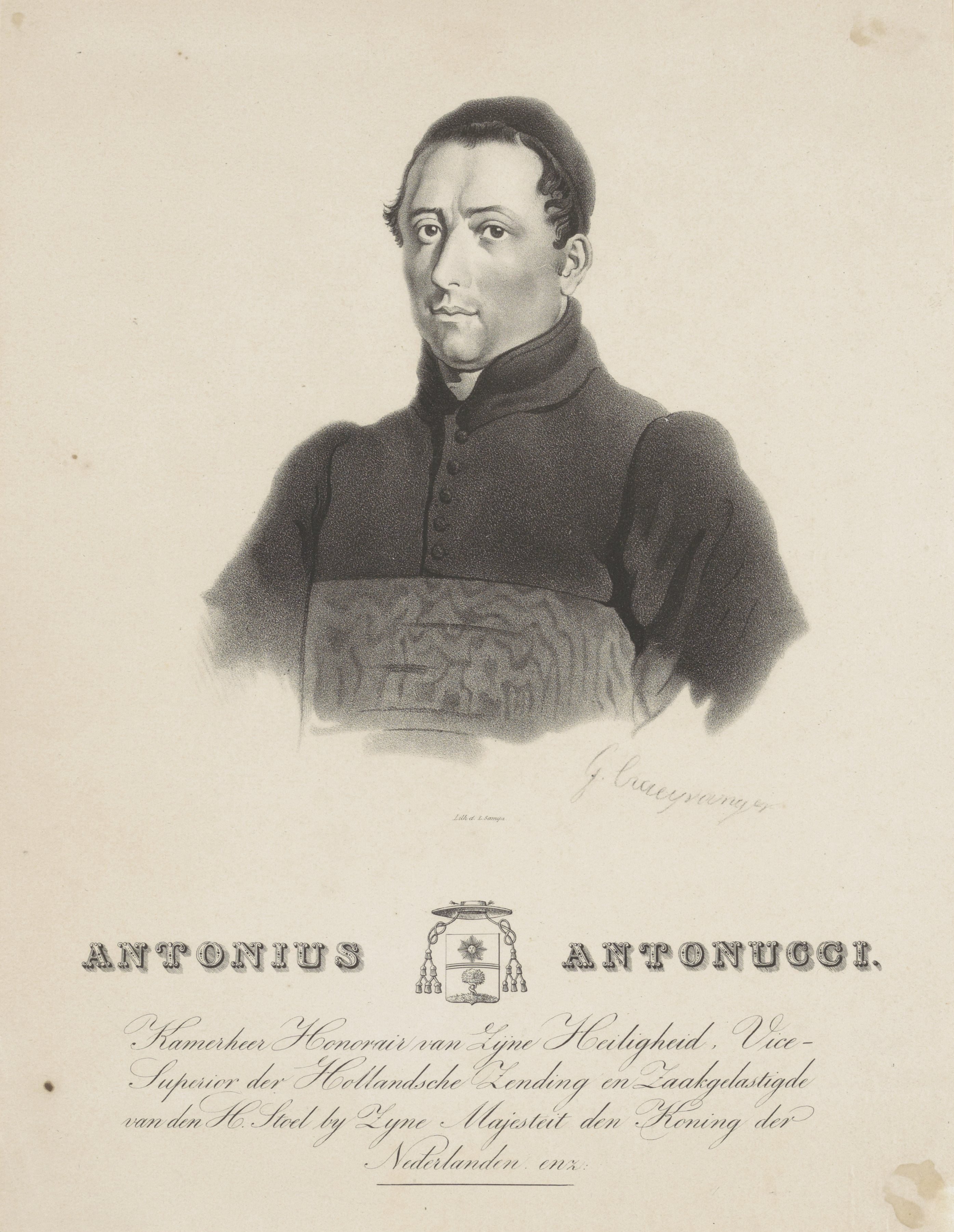 Portret van Antonio Antonucci