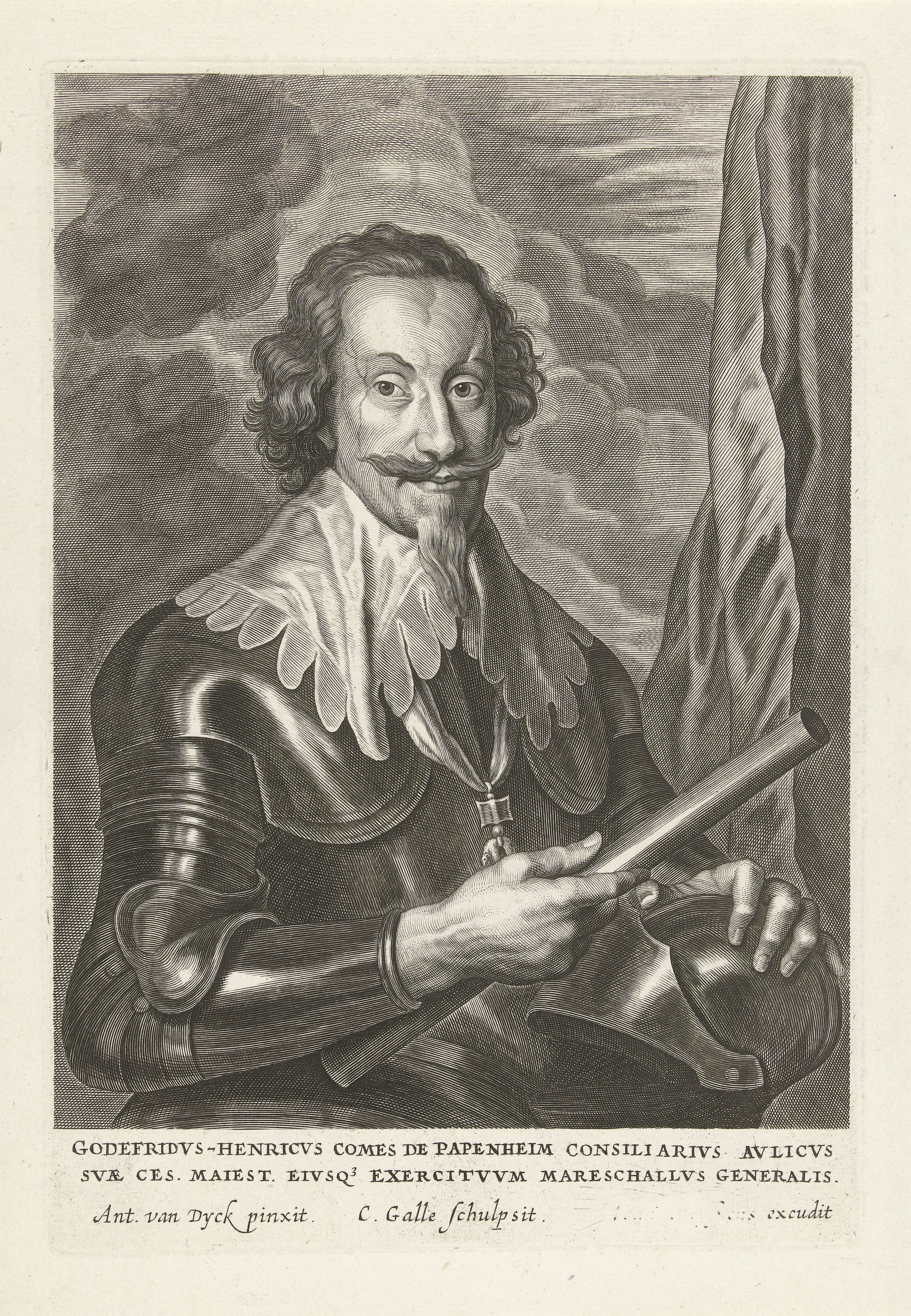 Portret van Gottfried Heinrich, graaf van Pappenheim