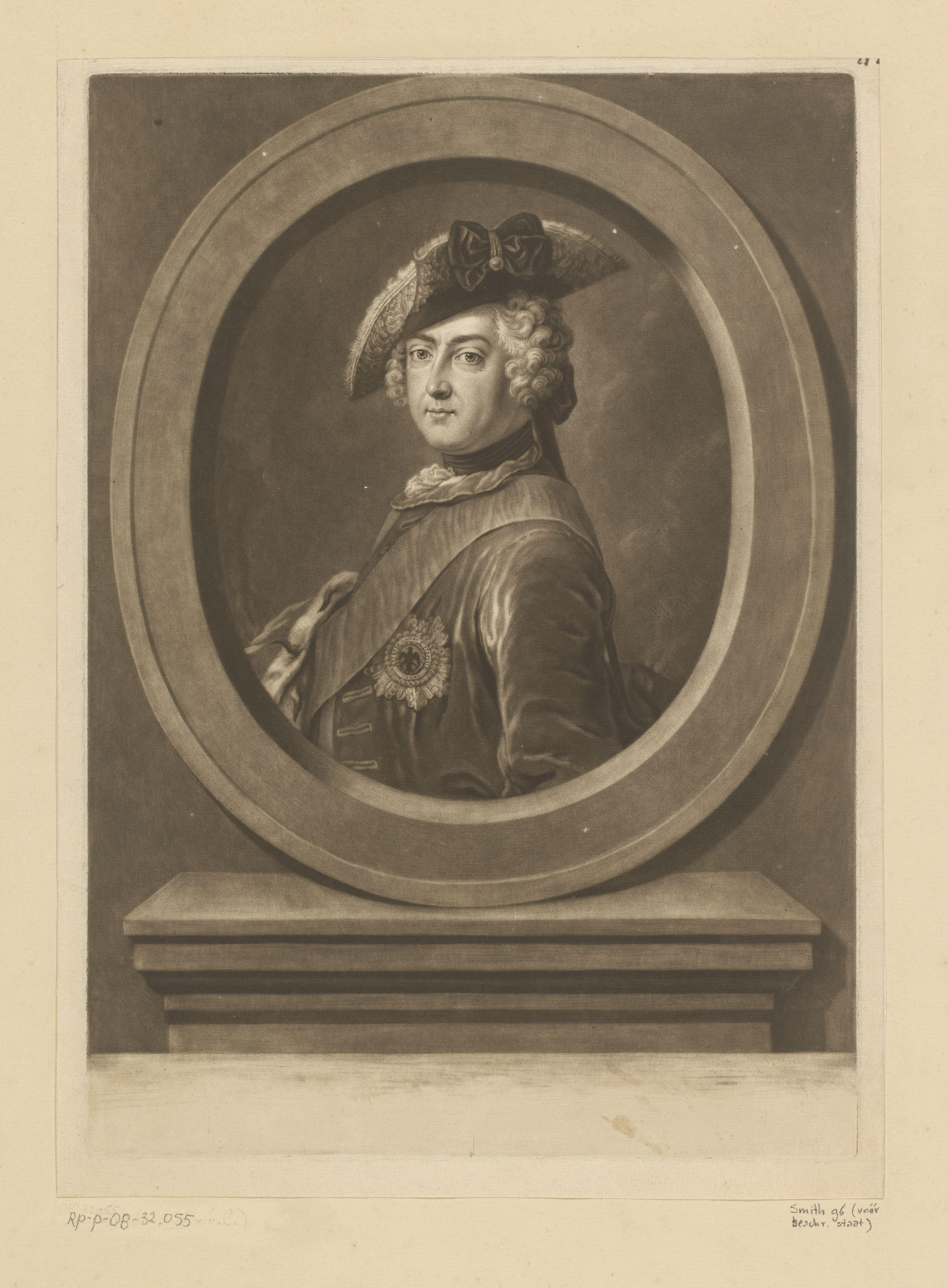 Portret van Frederik de Grote
