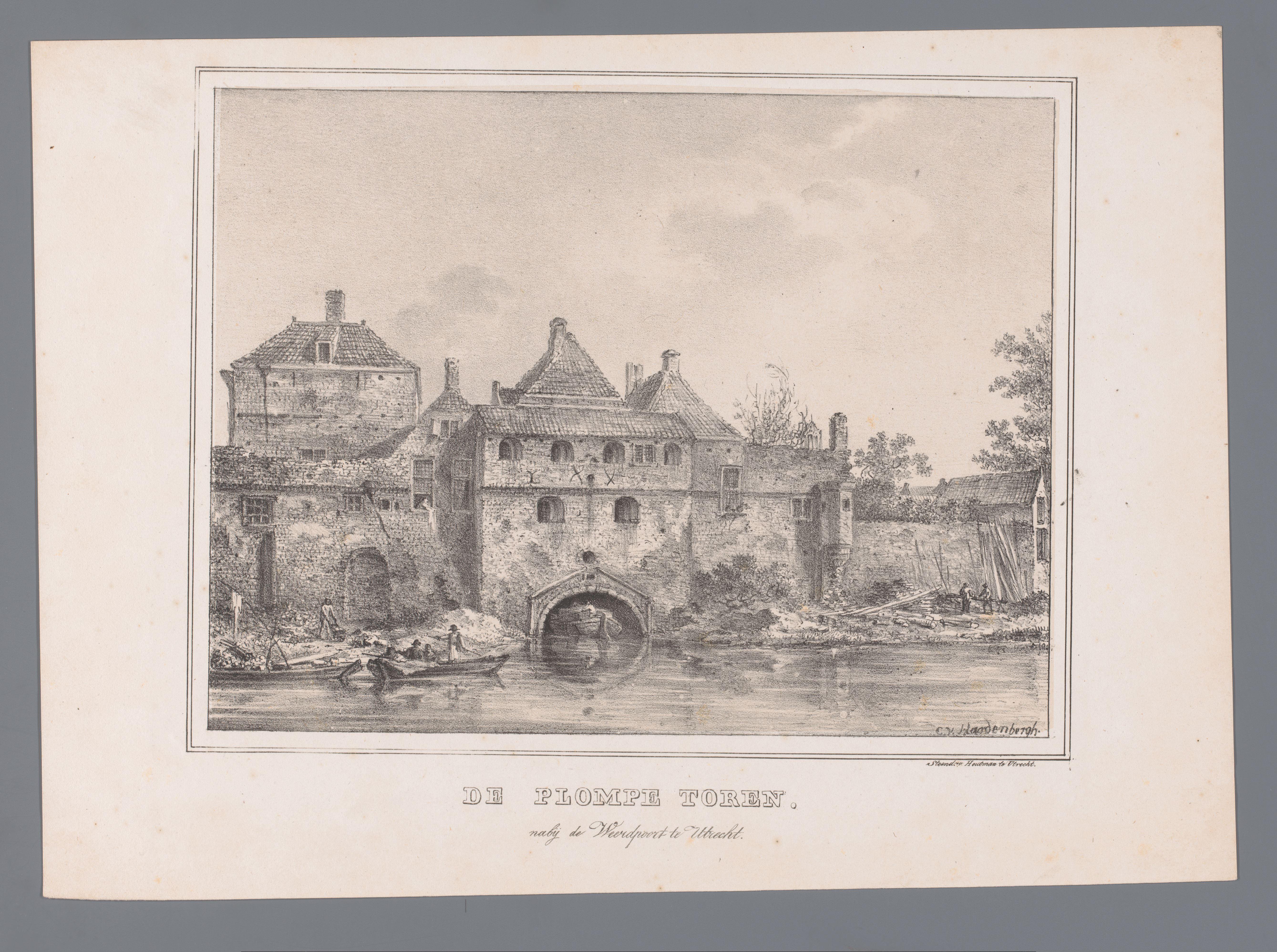 Plompetoren bij de Weerdpoort in Utrecht