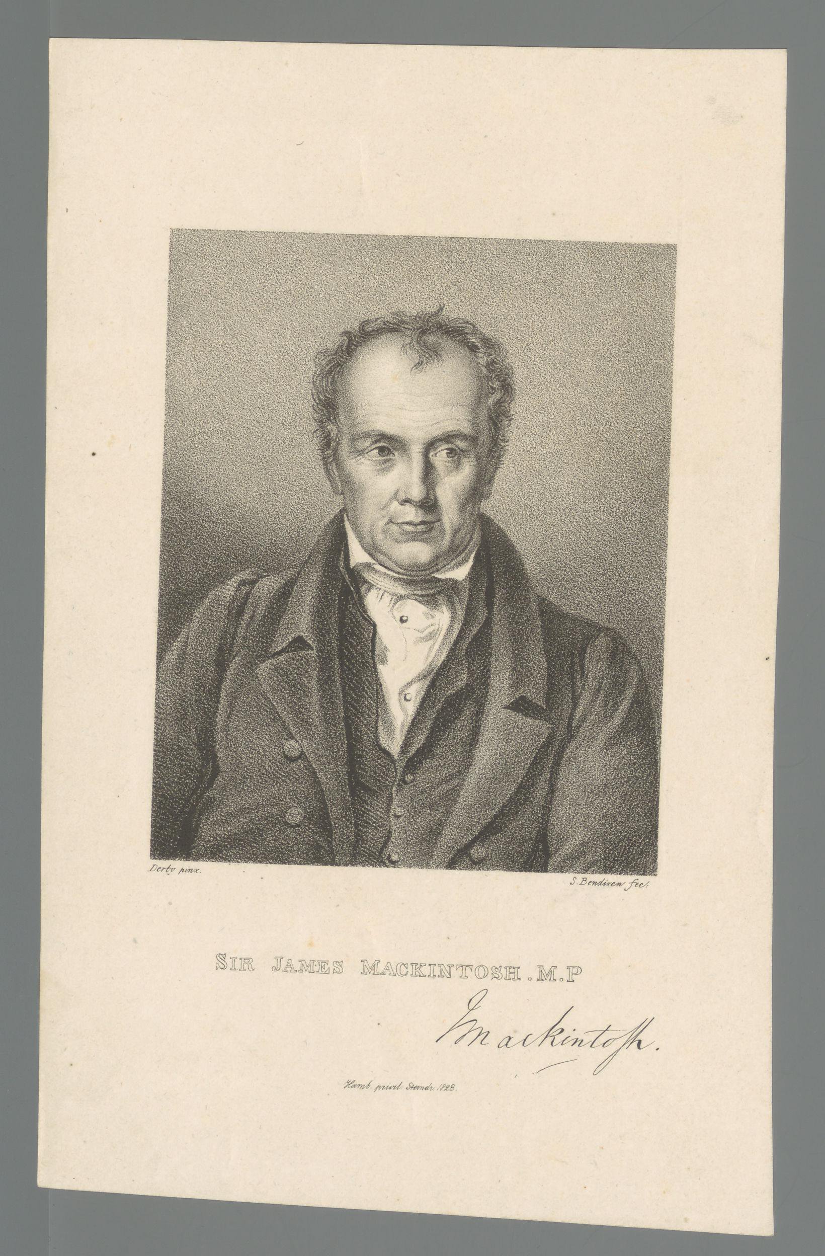 Portret van James Mackintosh