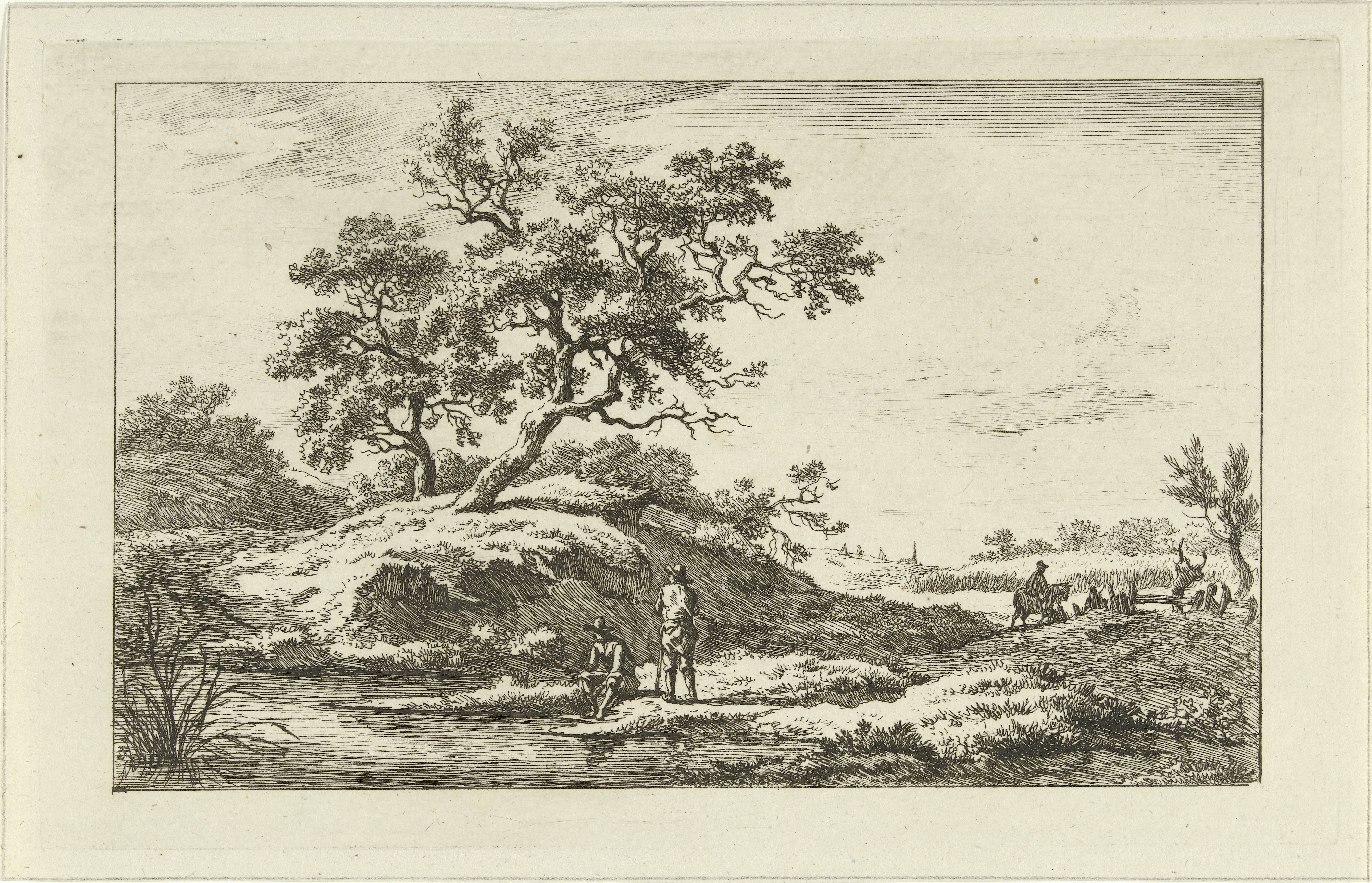 Reizgers aan de waterkant