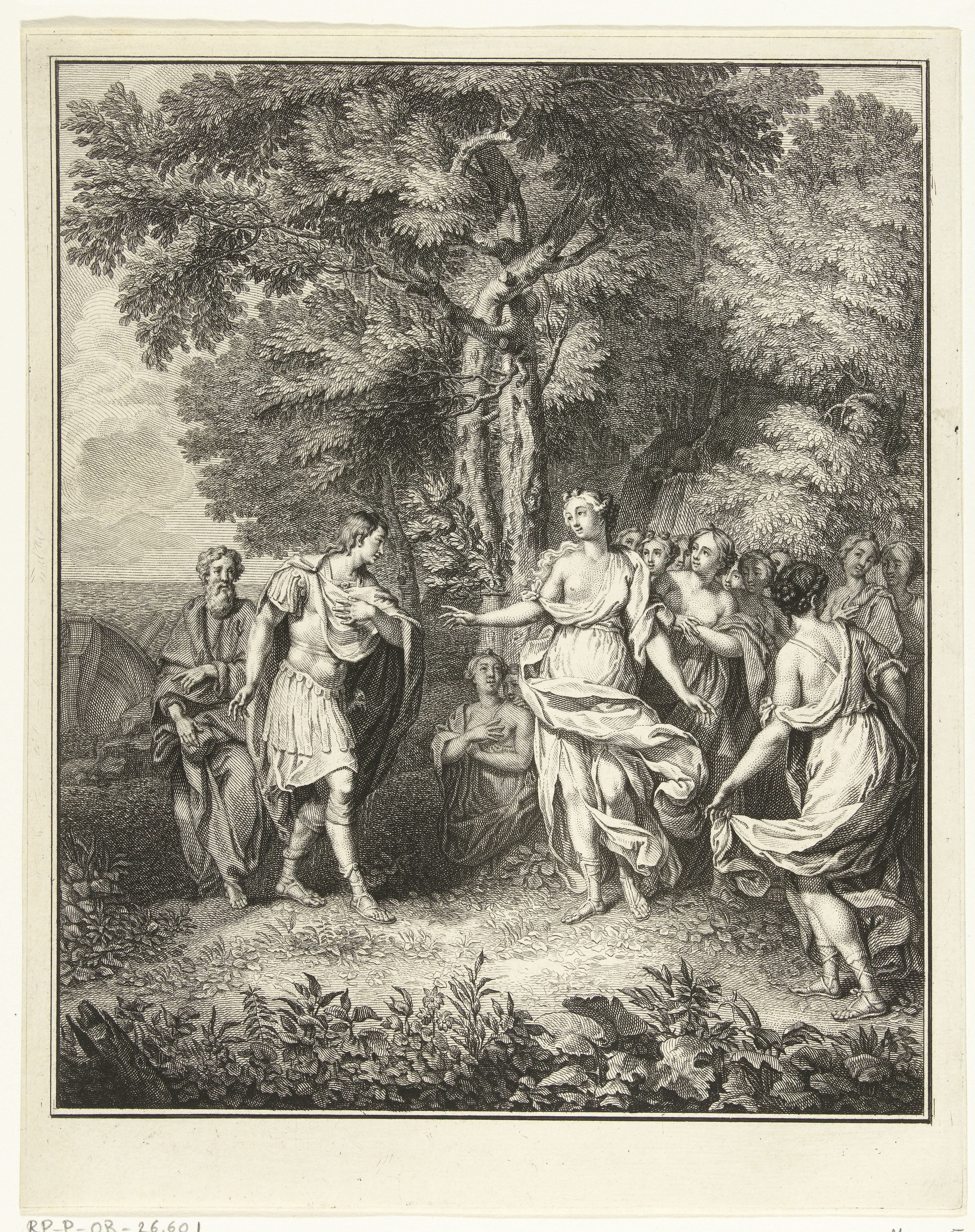 Calypso ontvangt Telemachus