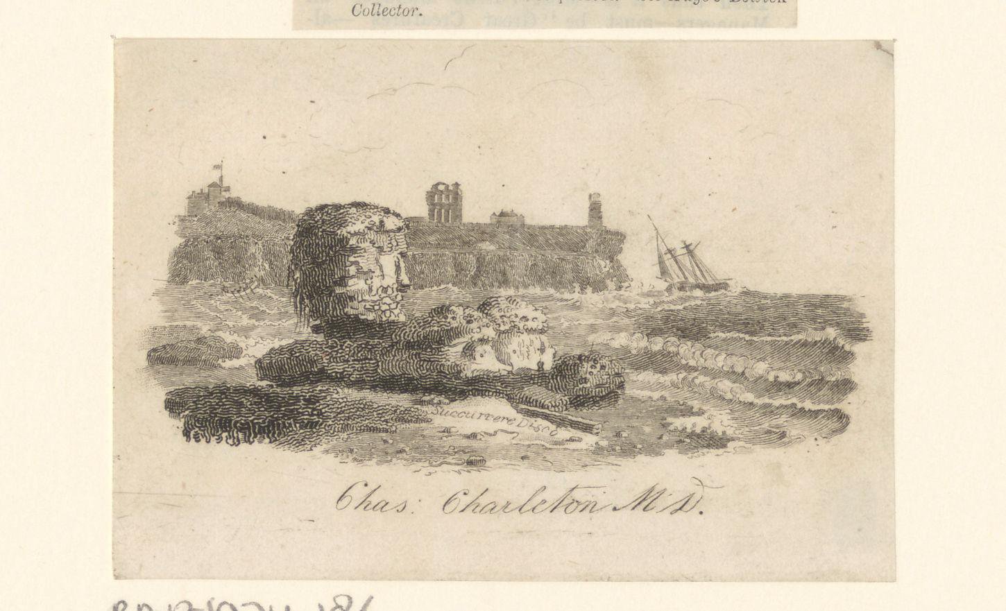 Ex libris van Chas. Charleton