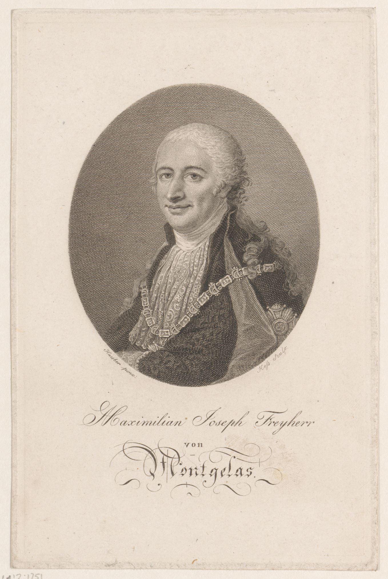 Portret van Maximilian von Montgelas
