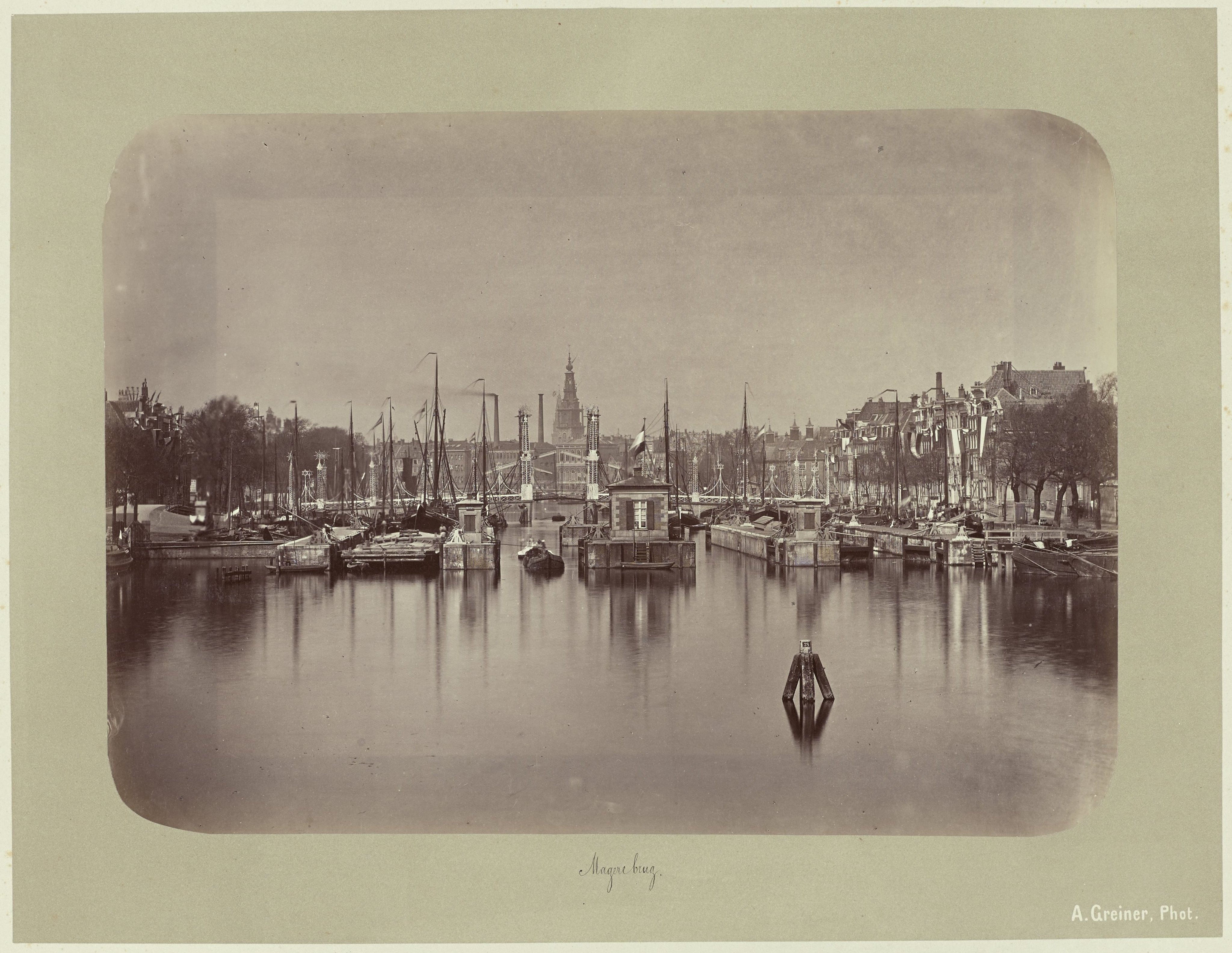 Magere Brug over de Amstel, 1879