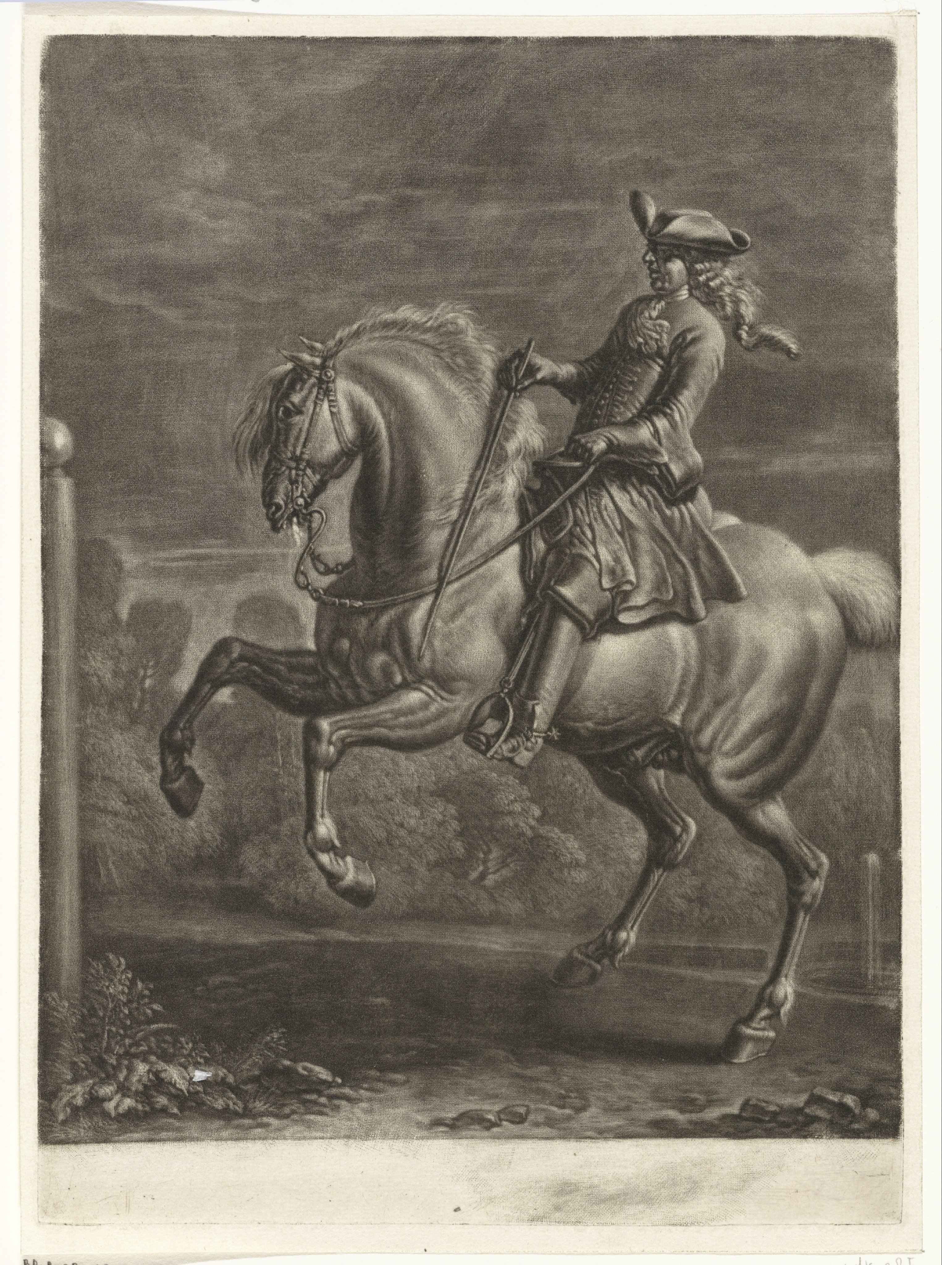 Steigerend paard