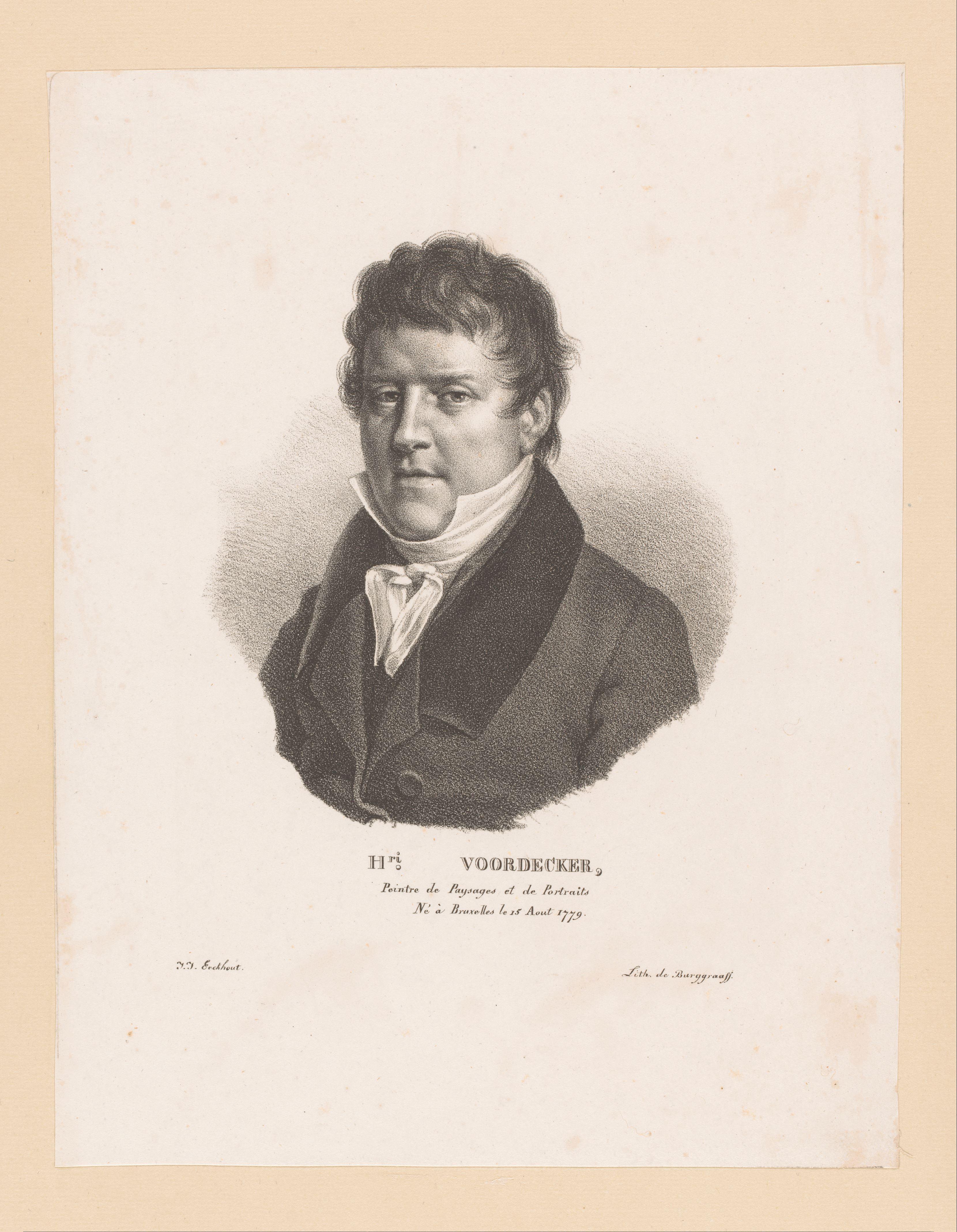 Portret van Henri Voordecker