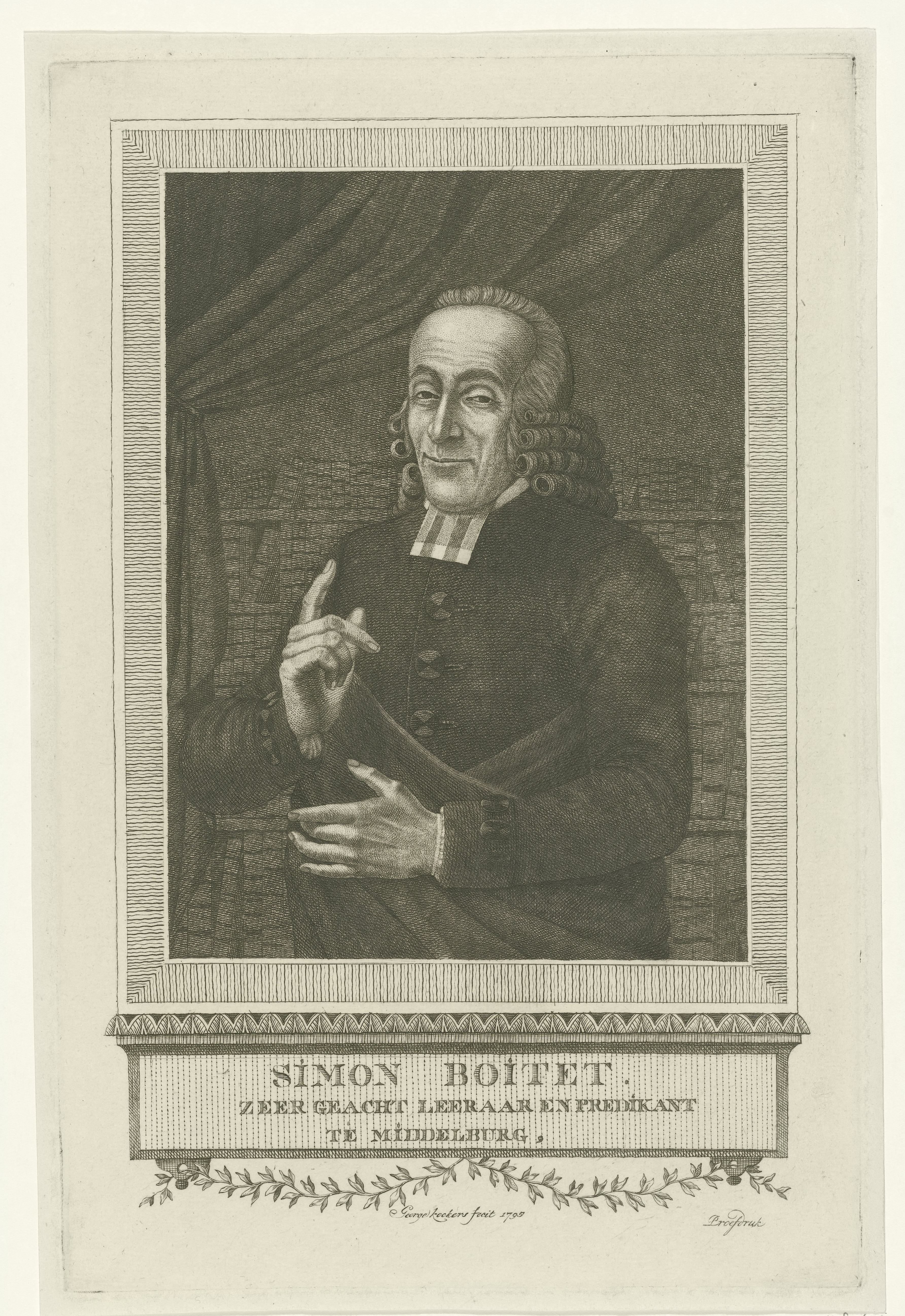 Portret van Simon Boitet
