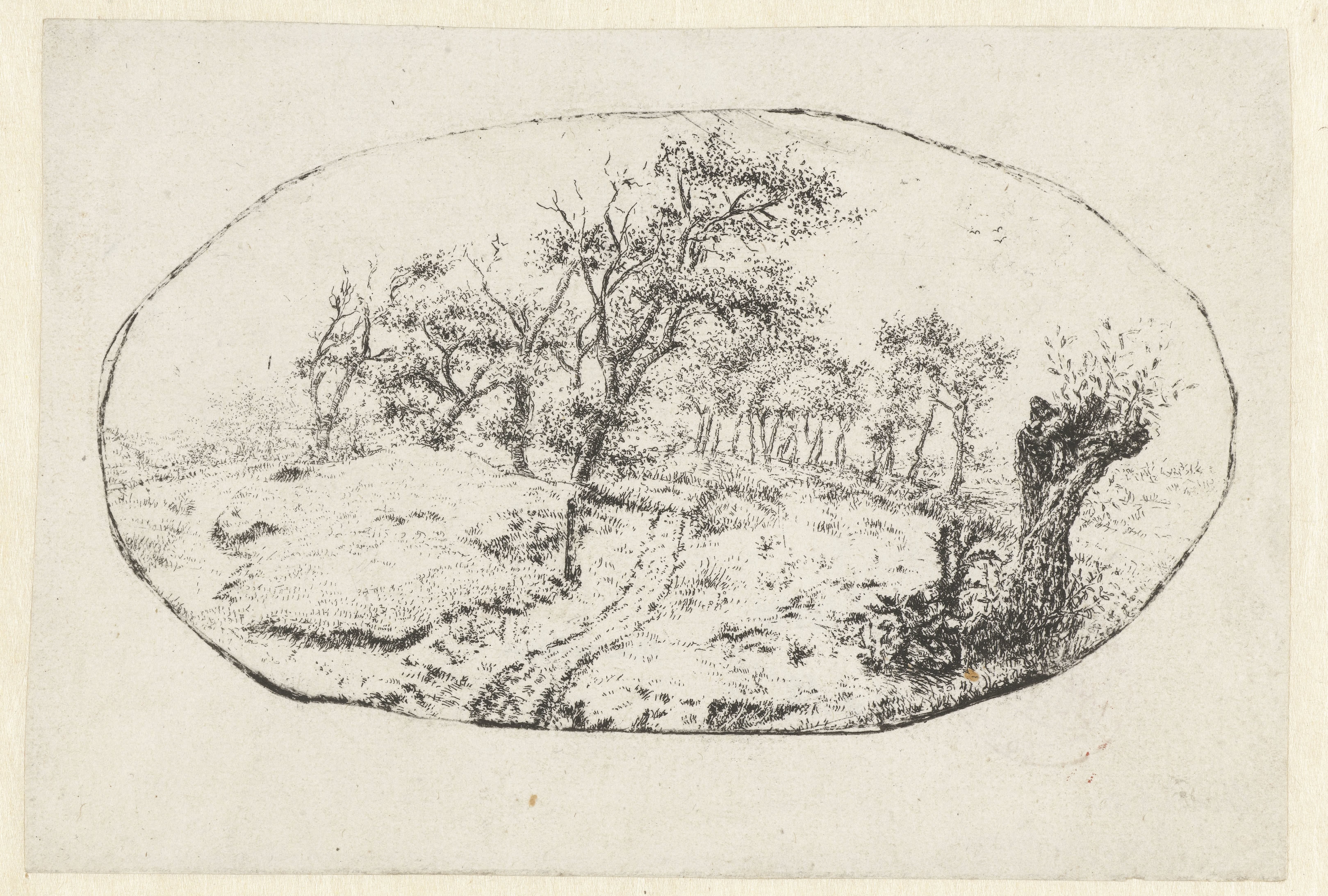Landscape in Oval