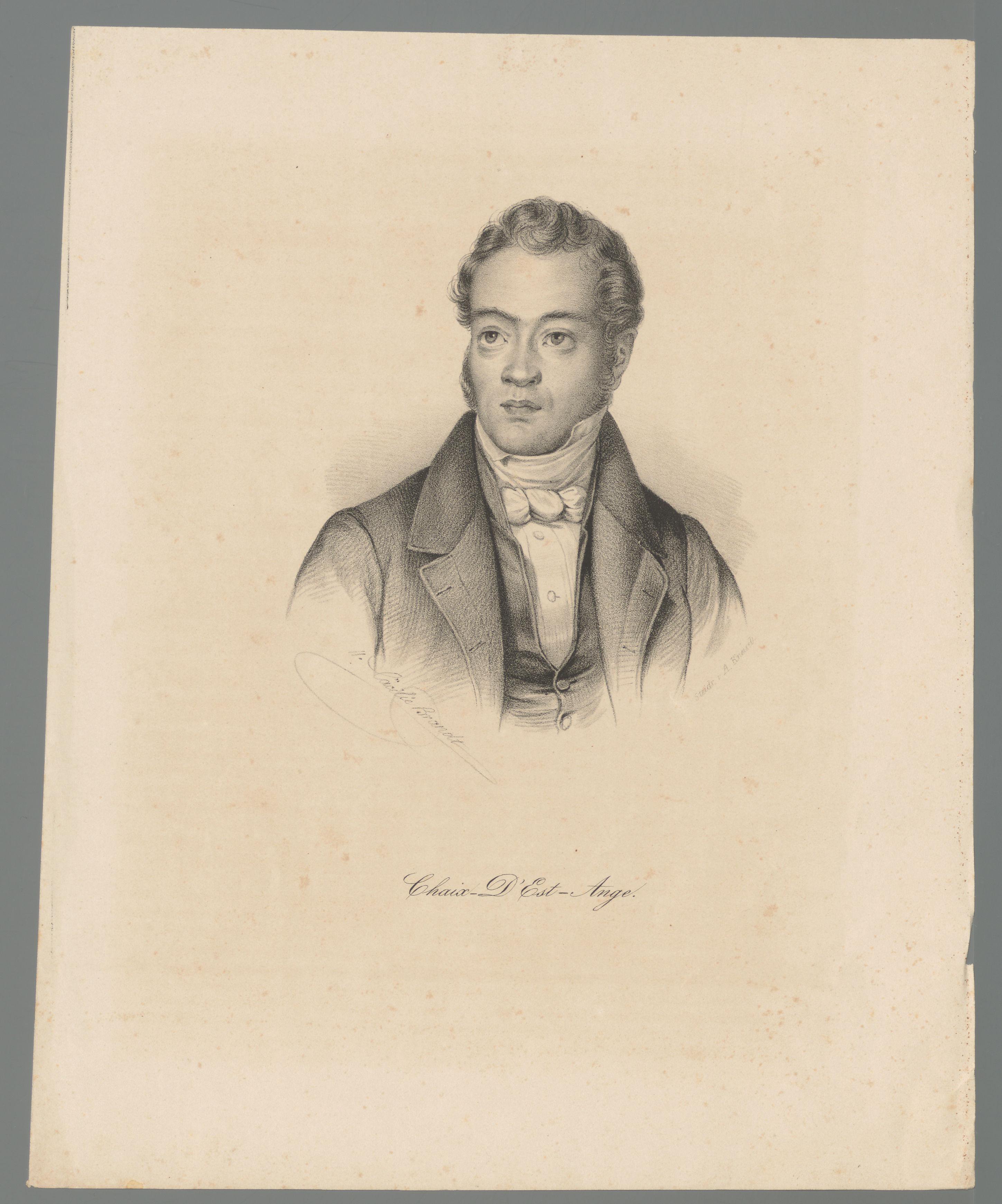 Portret van Gustave Chaix d'Est-Ange