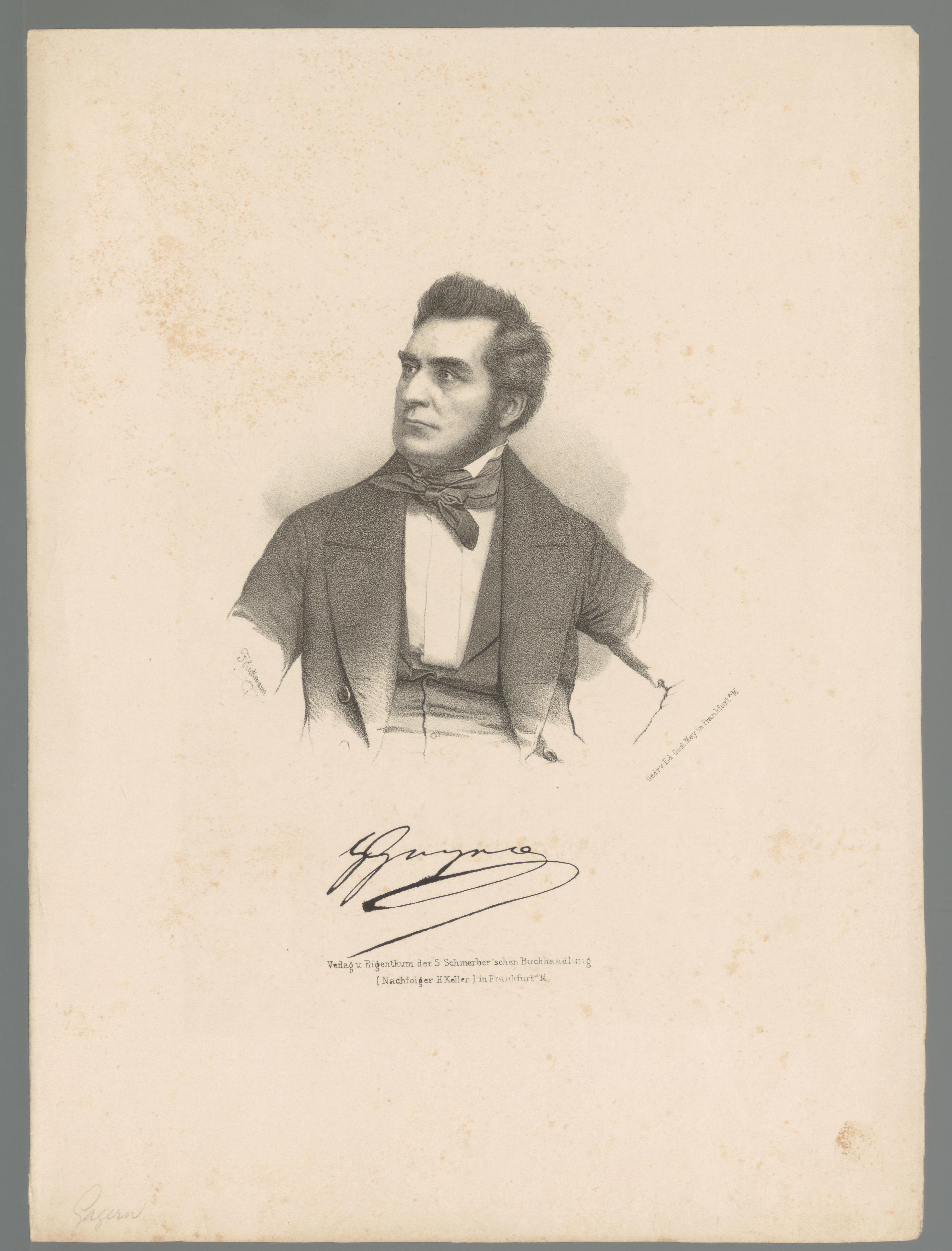 Portret van Heinrich von Gagern