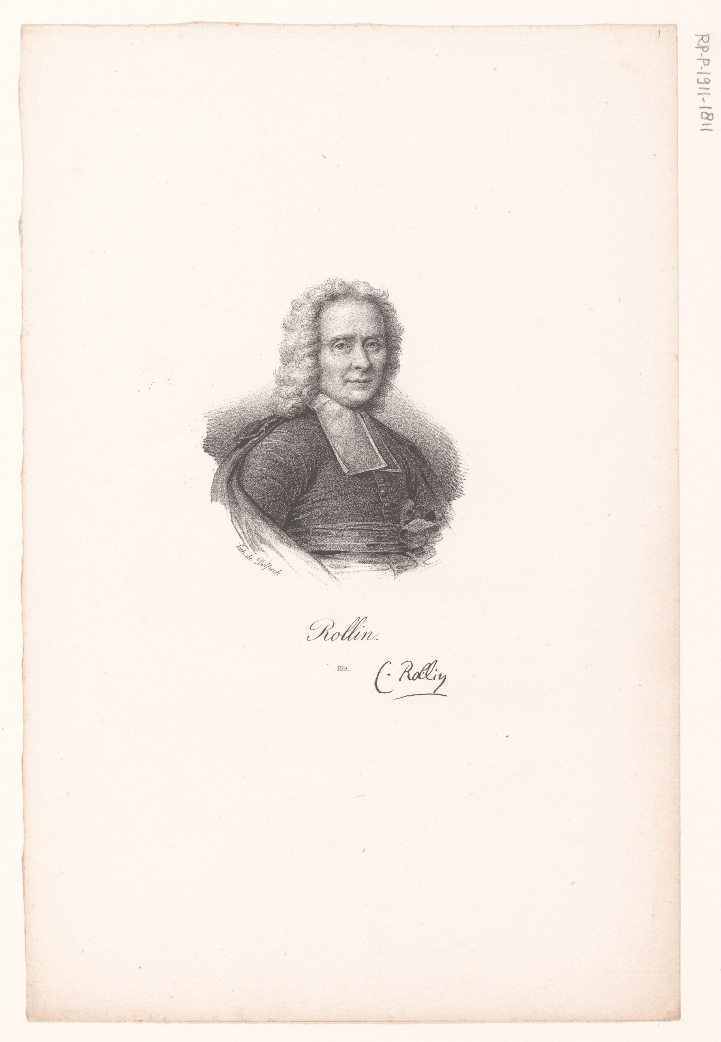 Portret van Charles Rollin