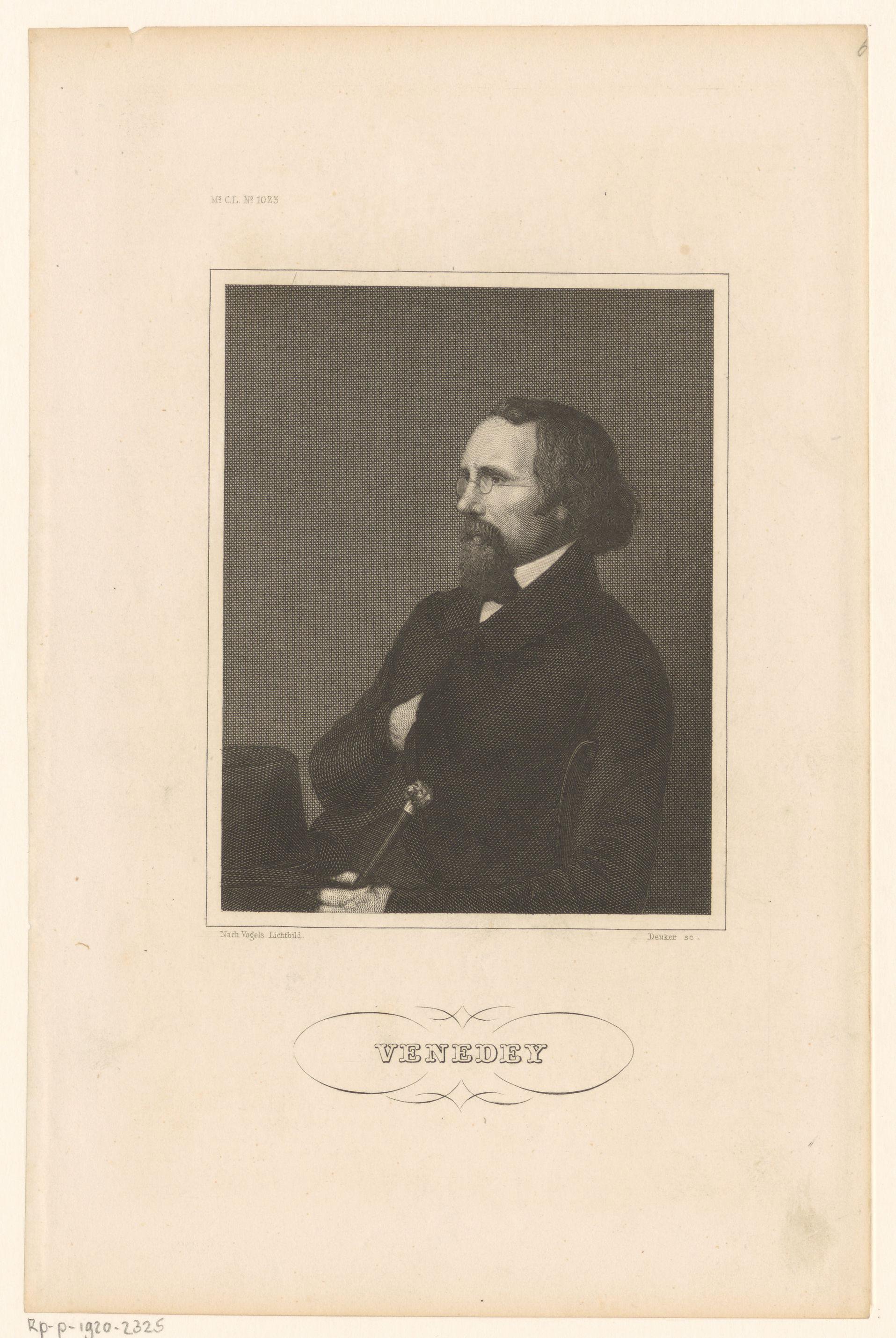 Portret van Jakob Venedey