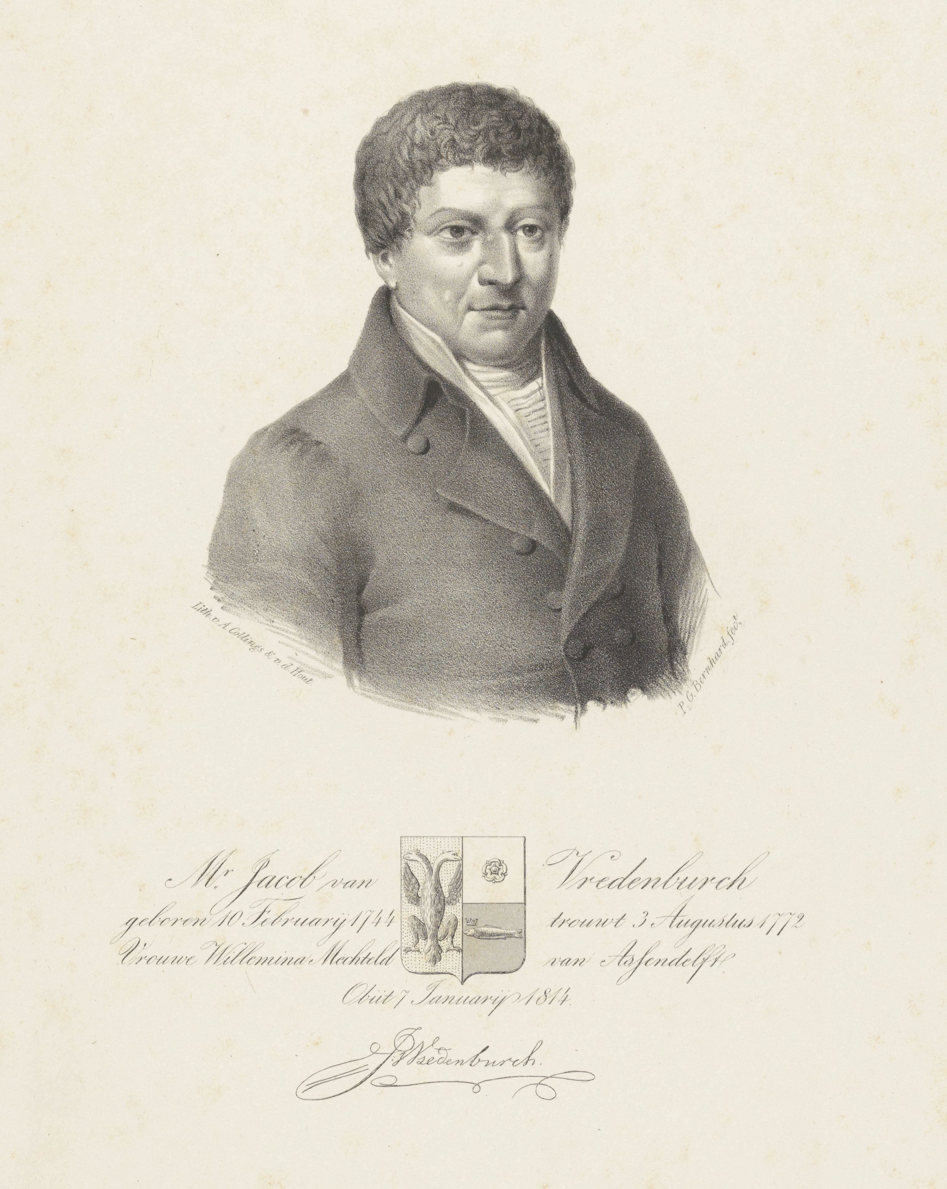Portret van Jacob van Vredenburch
