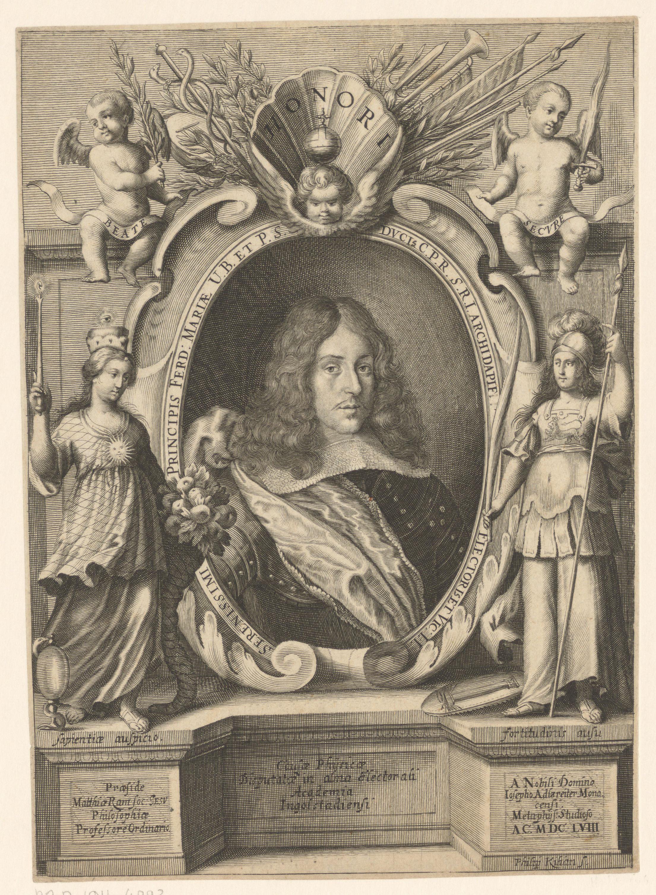 Portret van Ferdinand Maria van Beieren