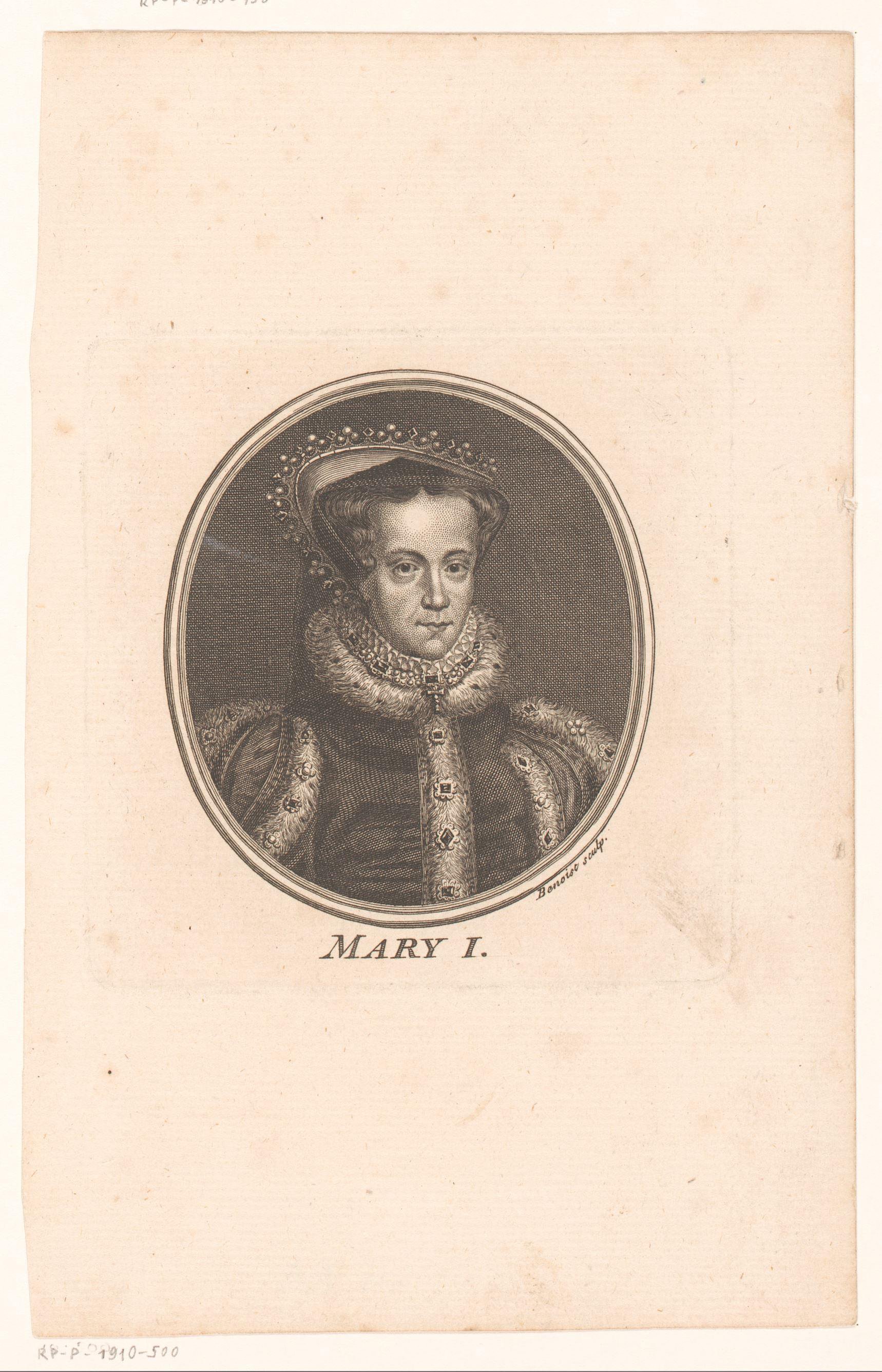 Portret van Maria I van Engeland