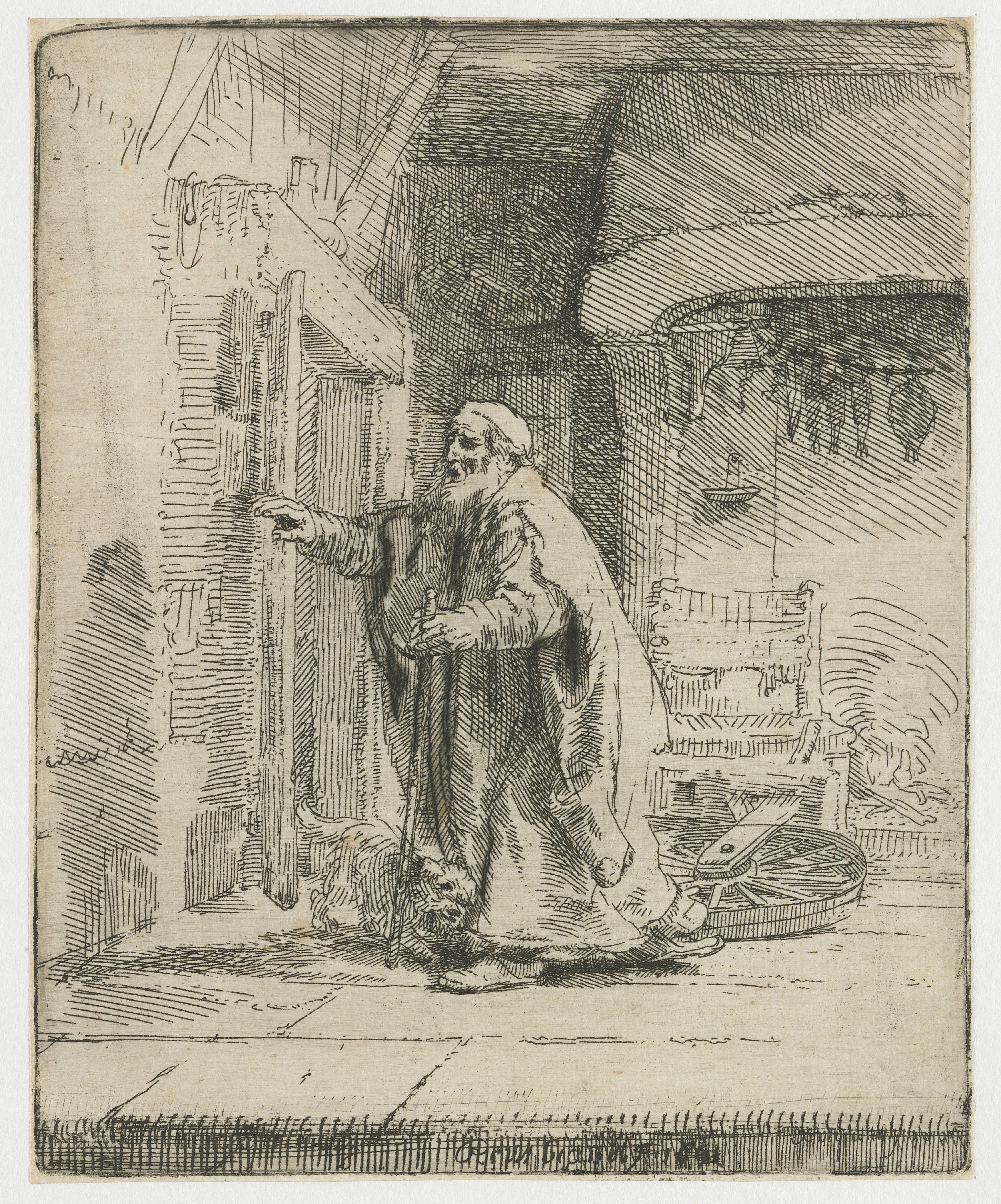 The blindness of Tobit: the larger plate