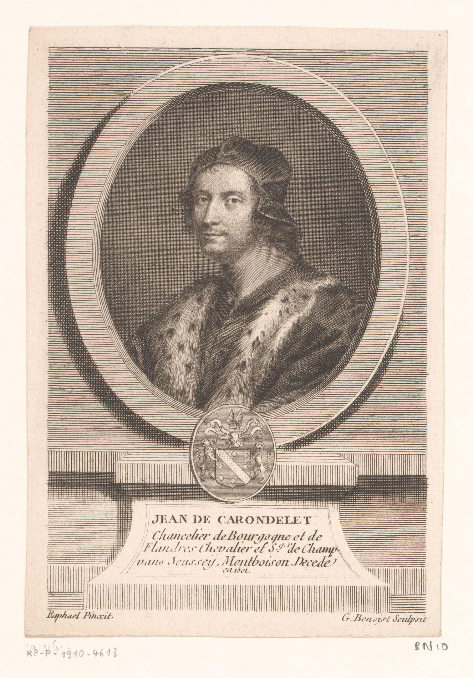 Portret van Jean Carondelet