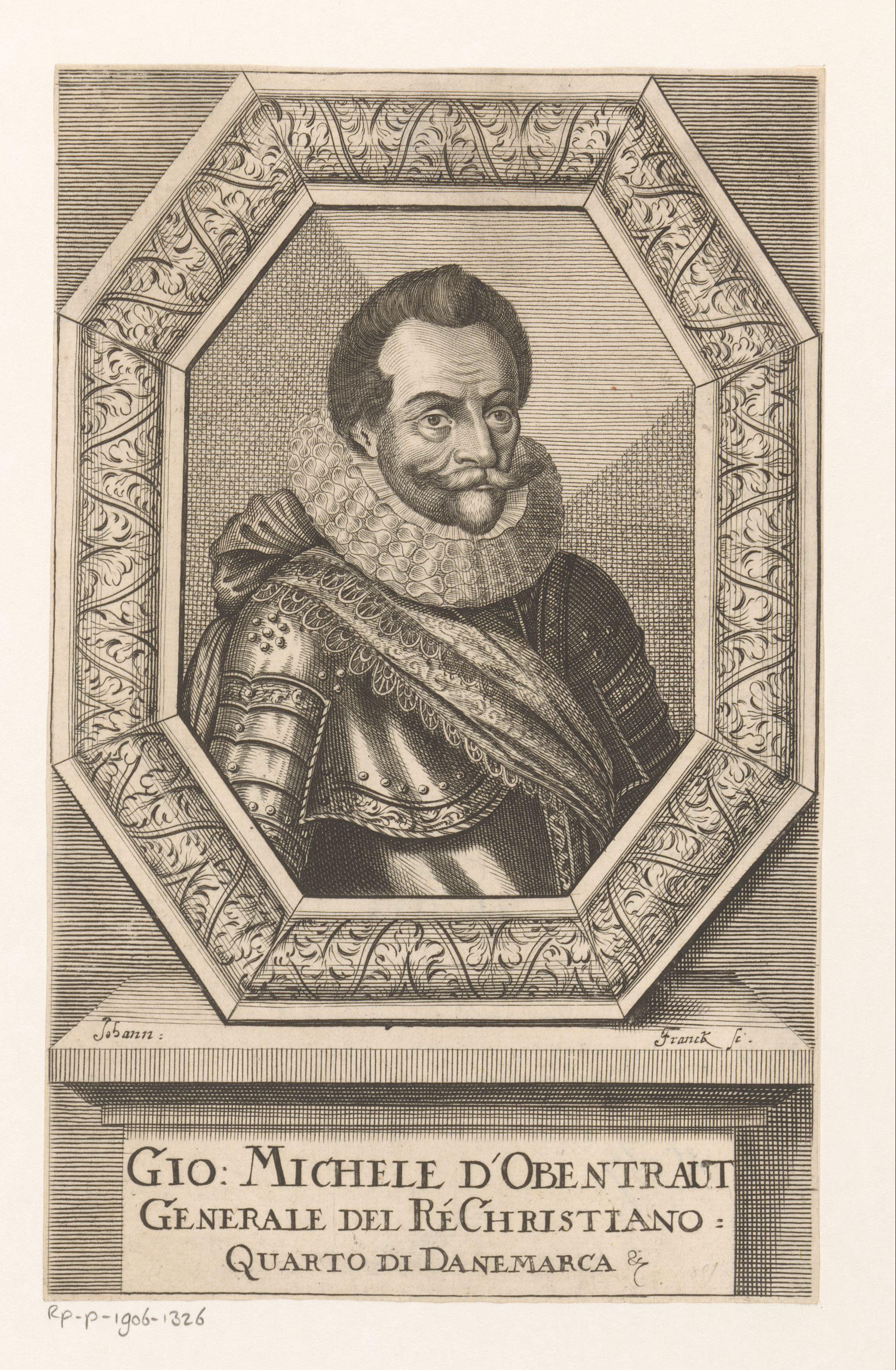 Portret van Hans Michael Elias von Obentraut