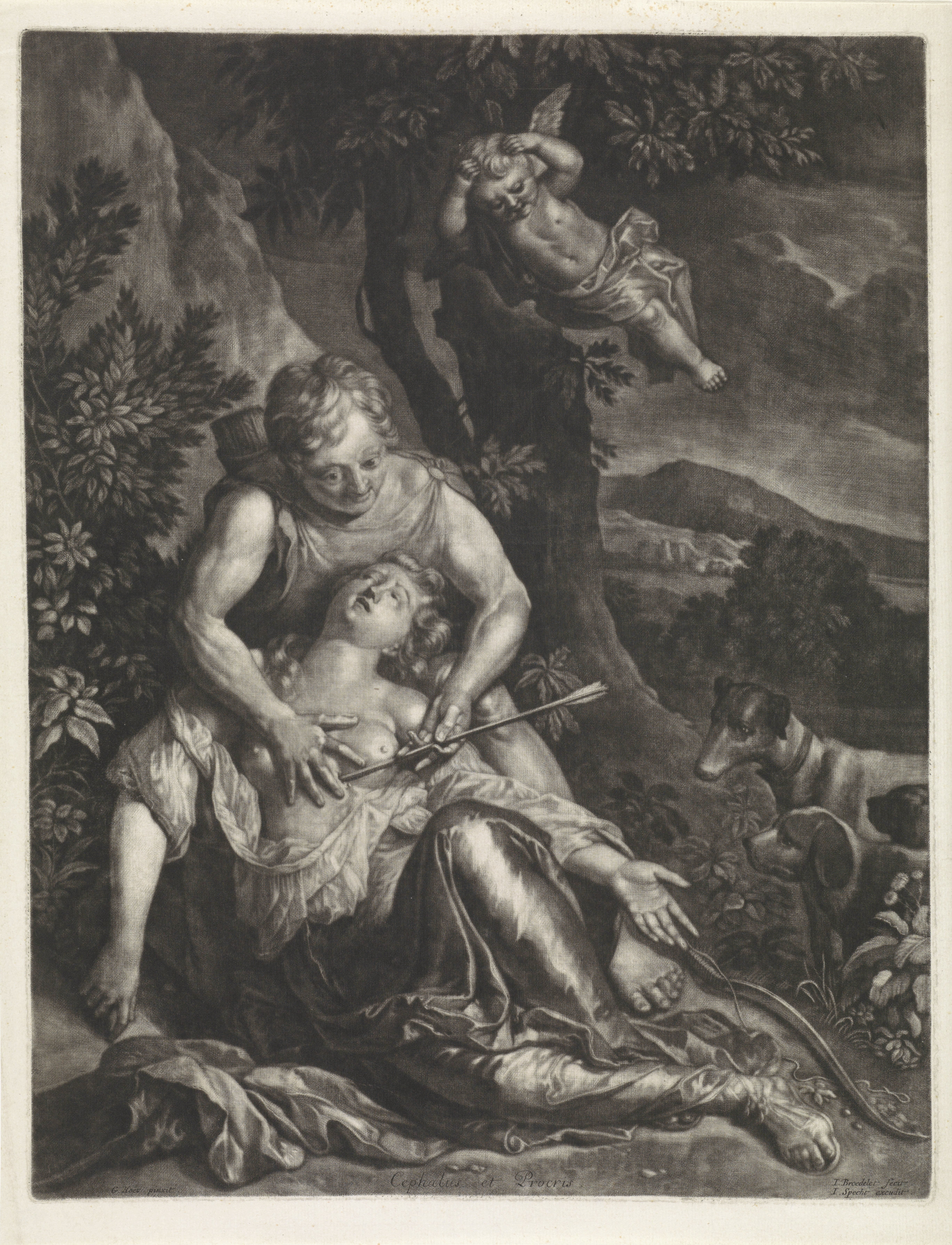 Cephalus en Procris