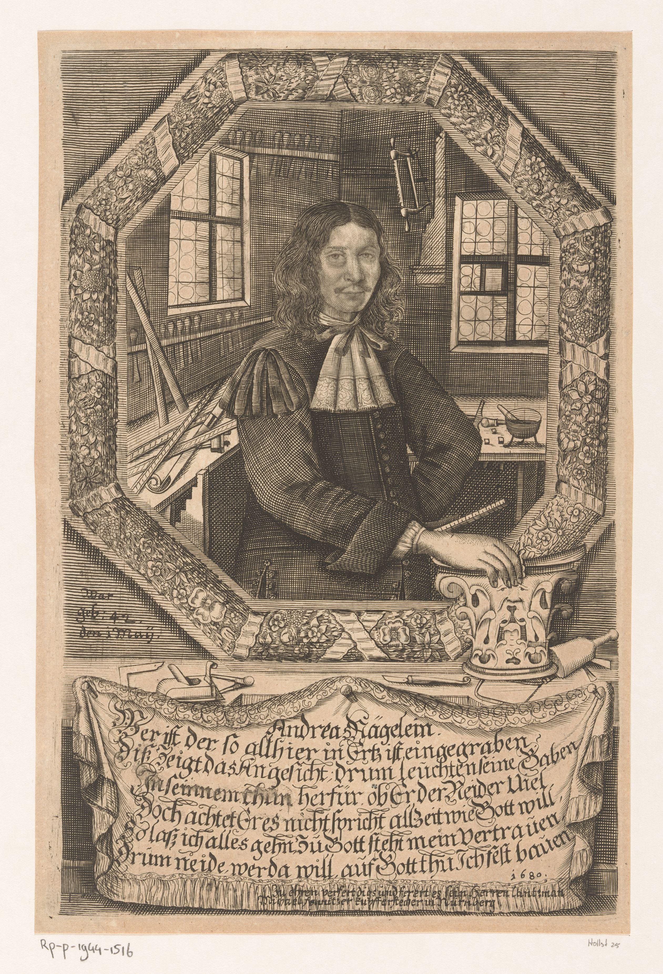 Portret van Andreas Nägelein