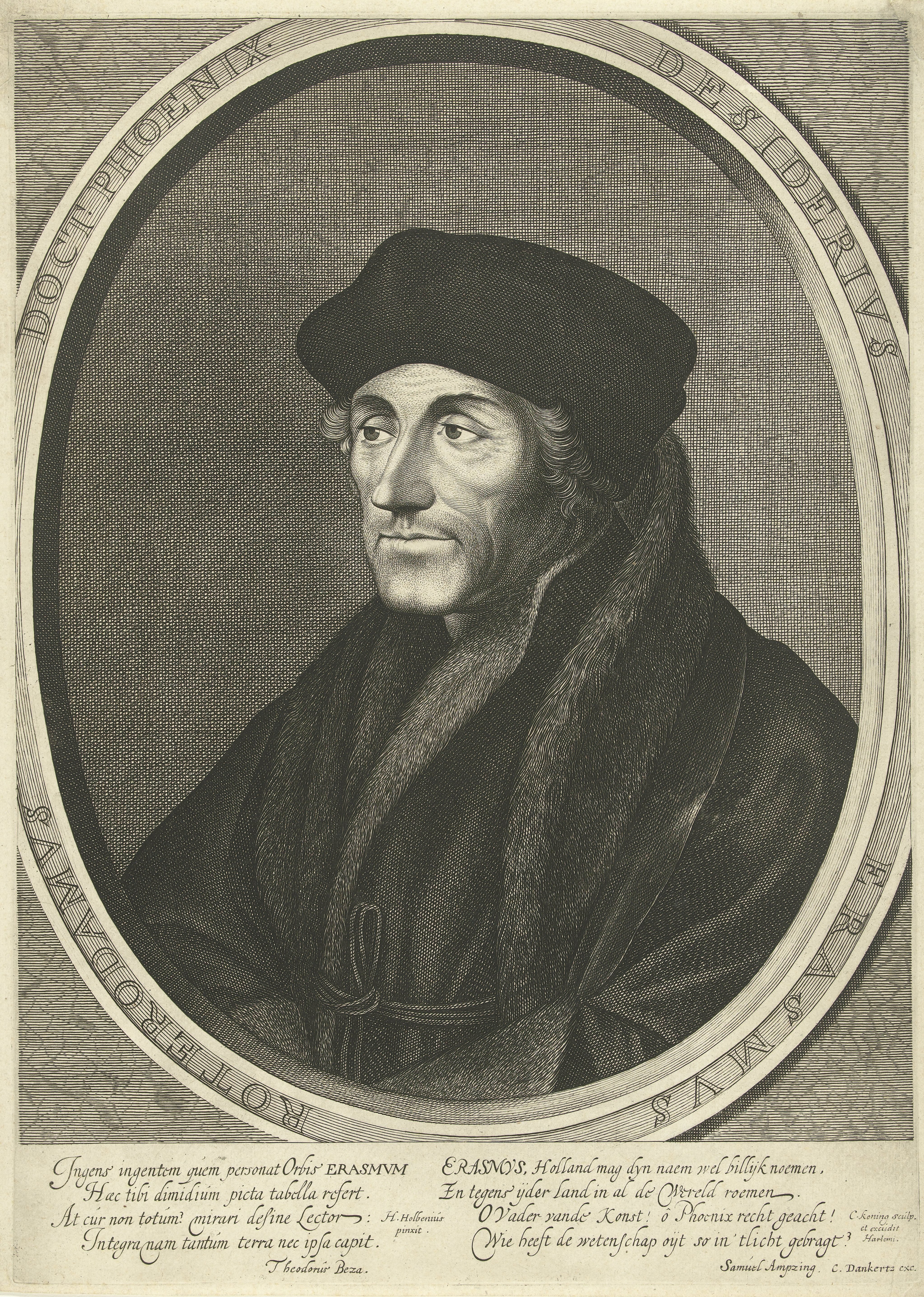 Portret van Desiderius Erasmus