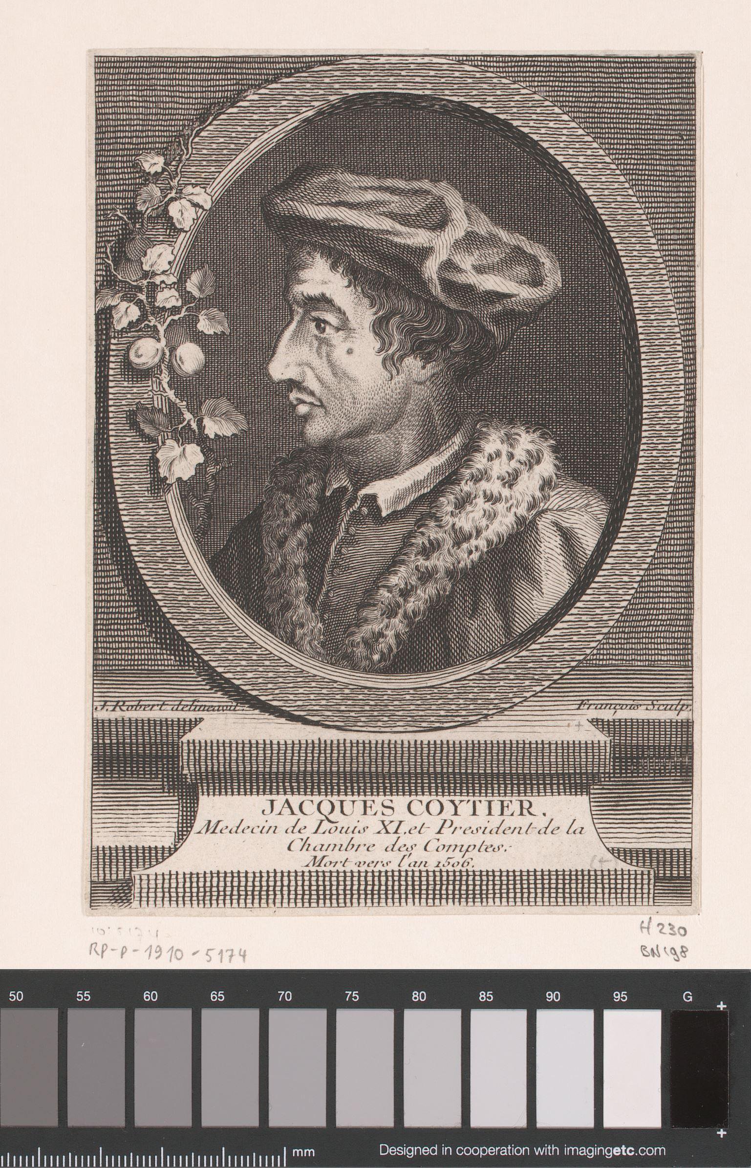 Portret van Jacques Coitier