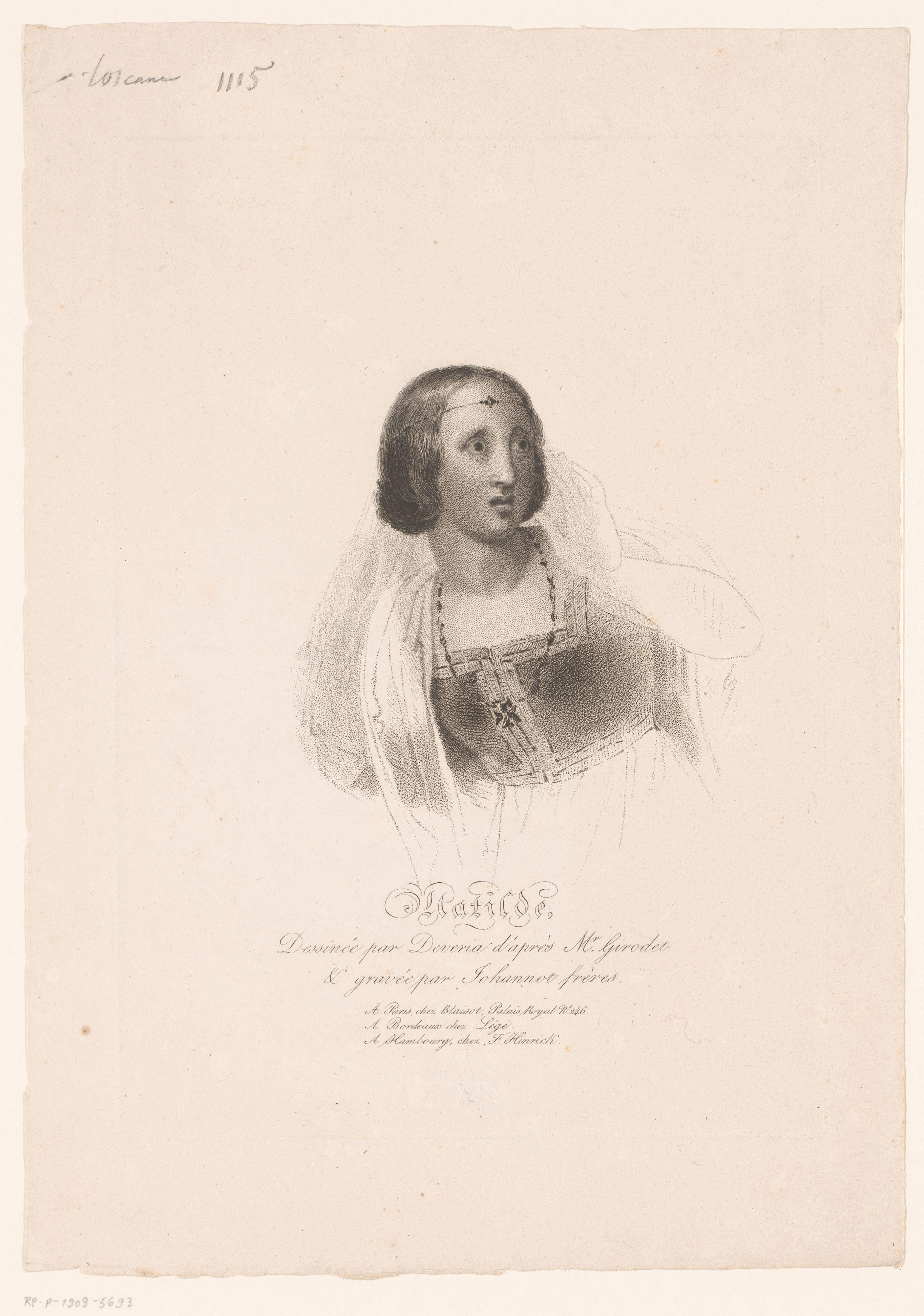 Portret van Matilde.