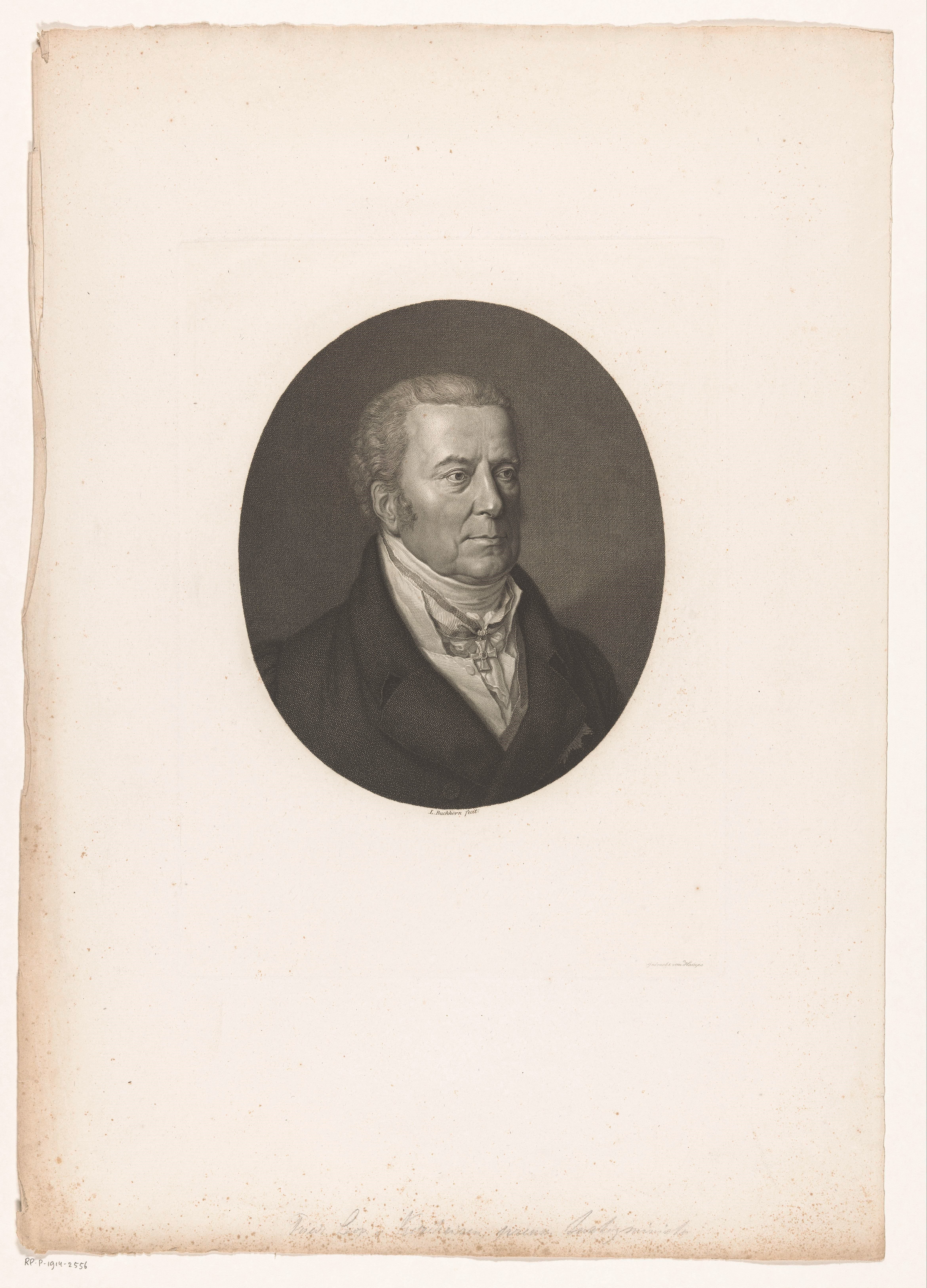 Portret van Friedrich Leopold von Kircheisen