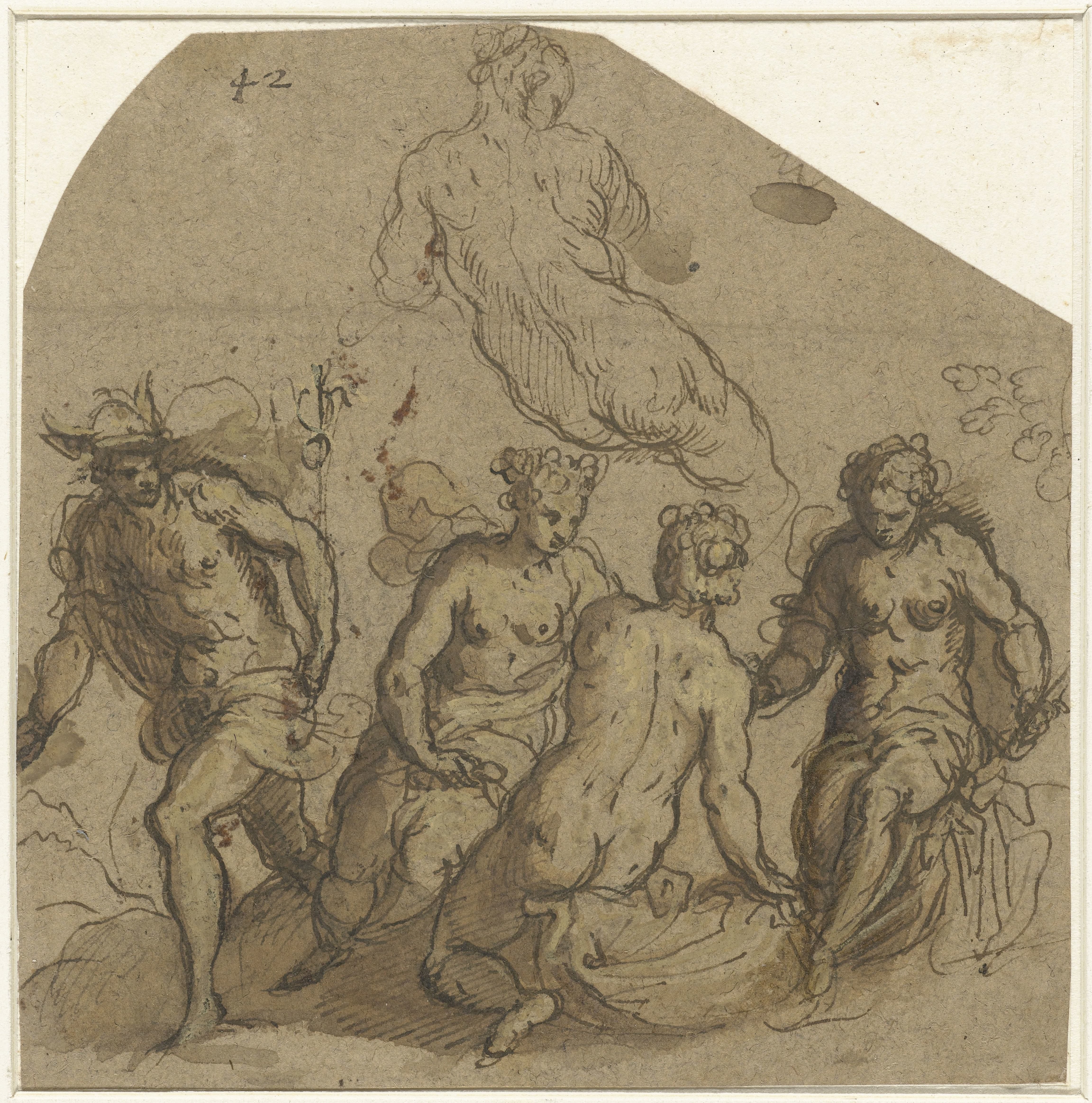 Mercurius verlaat de drie Gratiën