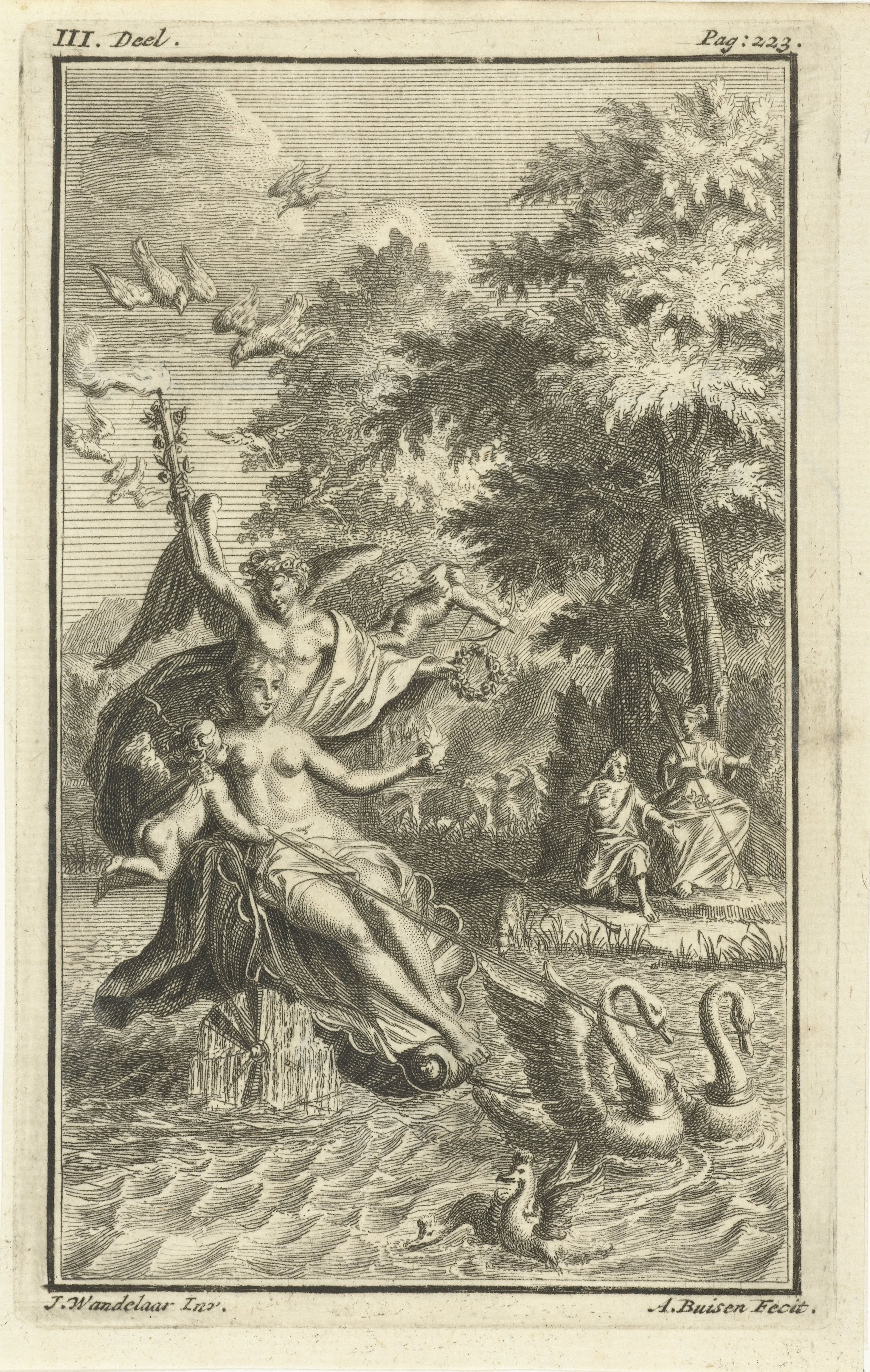 Huwelijksaanzoek met Venus en Amor