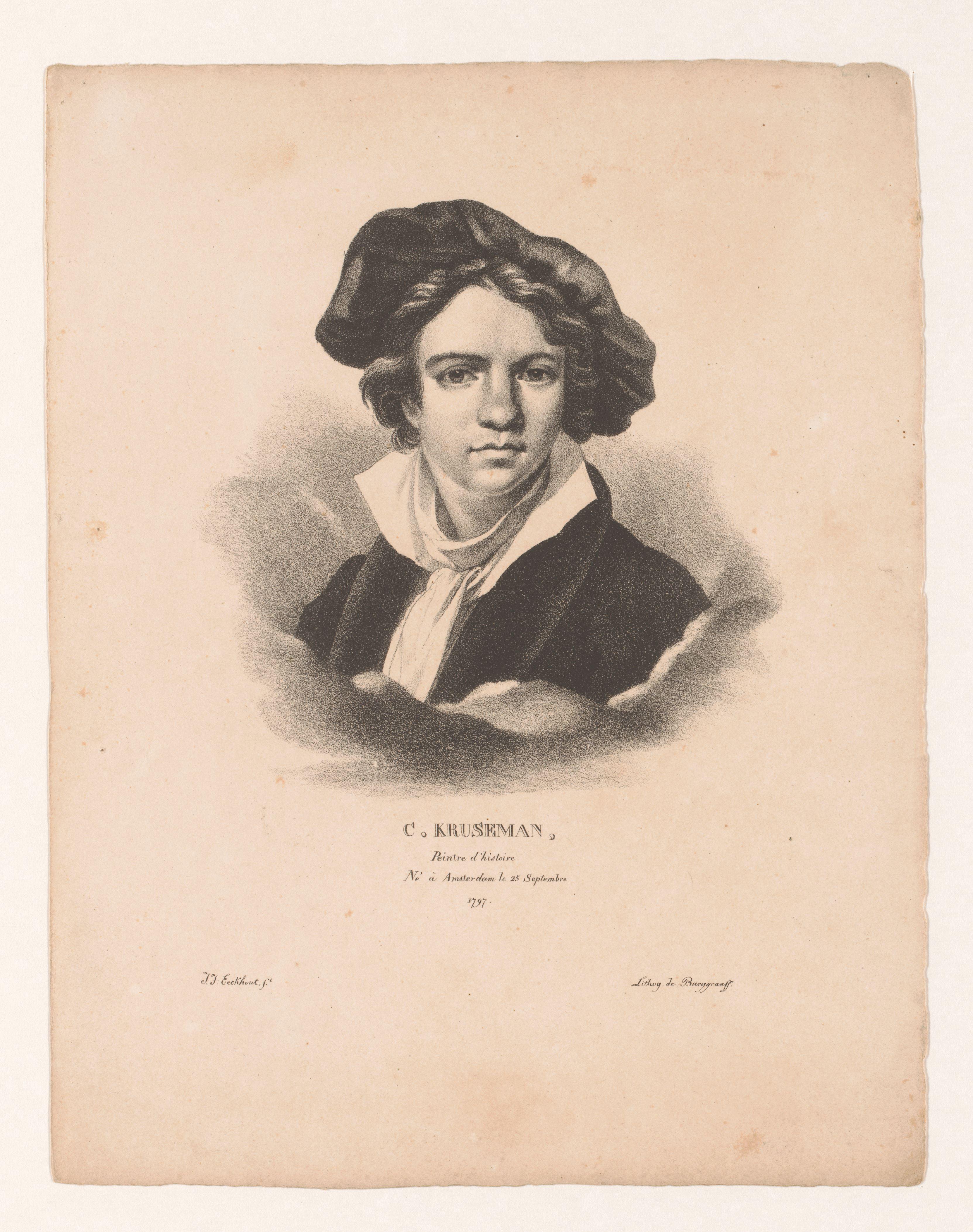 Portret van Cornelis Kruseman