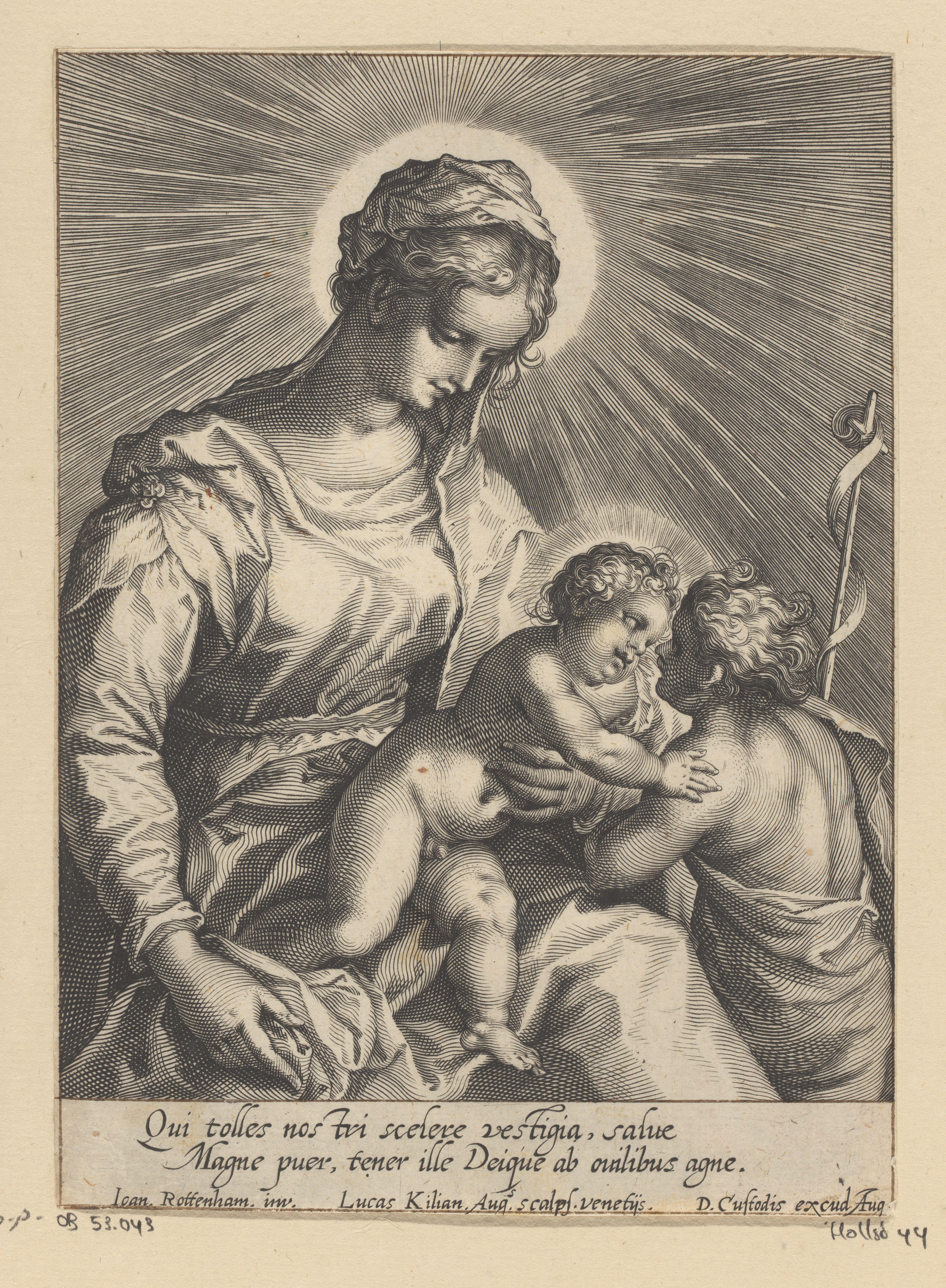 Maria met kind en Johannes de Doper
