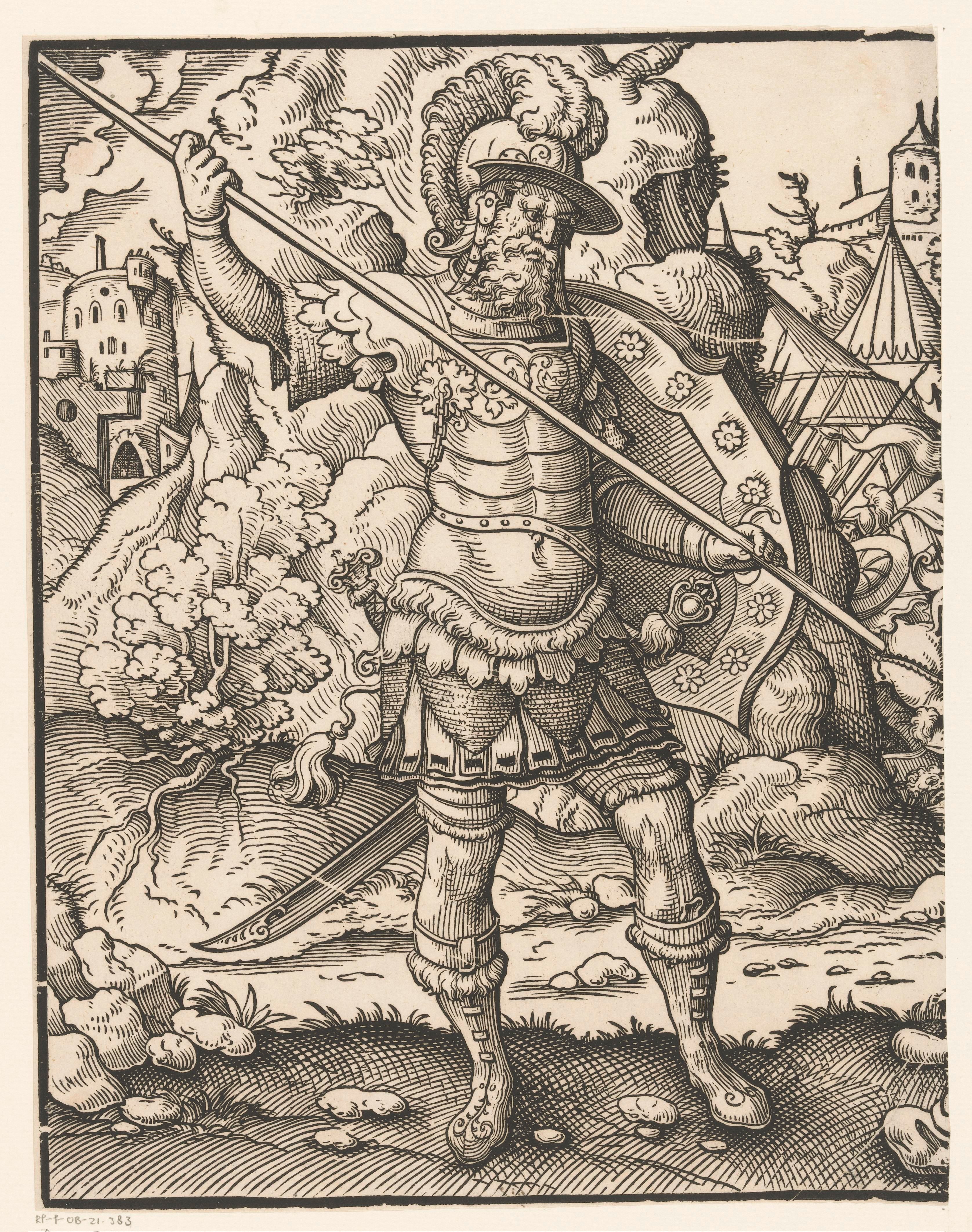 David en Goliath (linkerhelft)