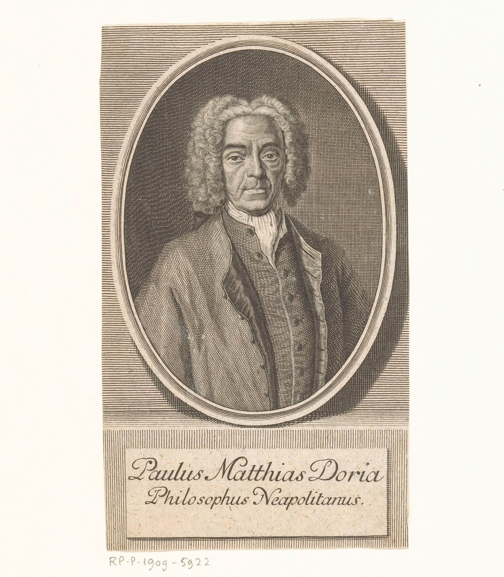 Portret van Paolo Mattia Doria