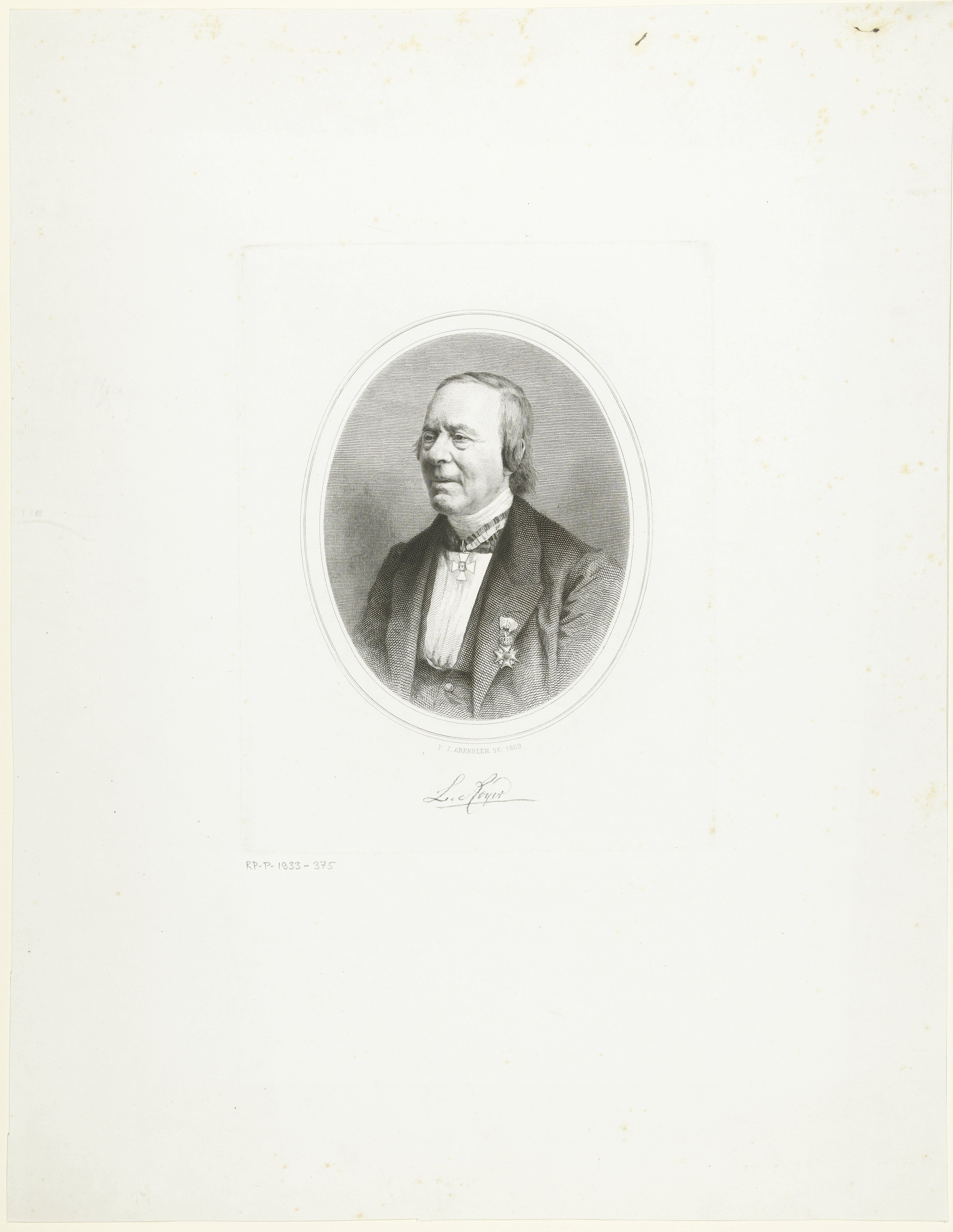 Portret van Louis Royer