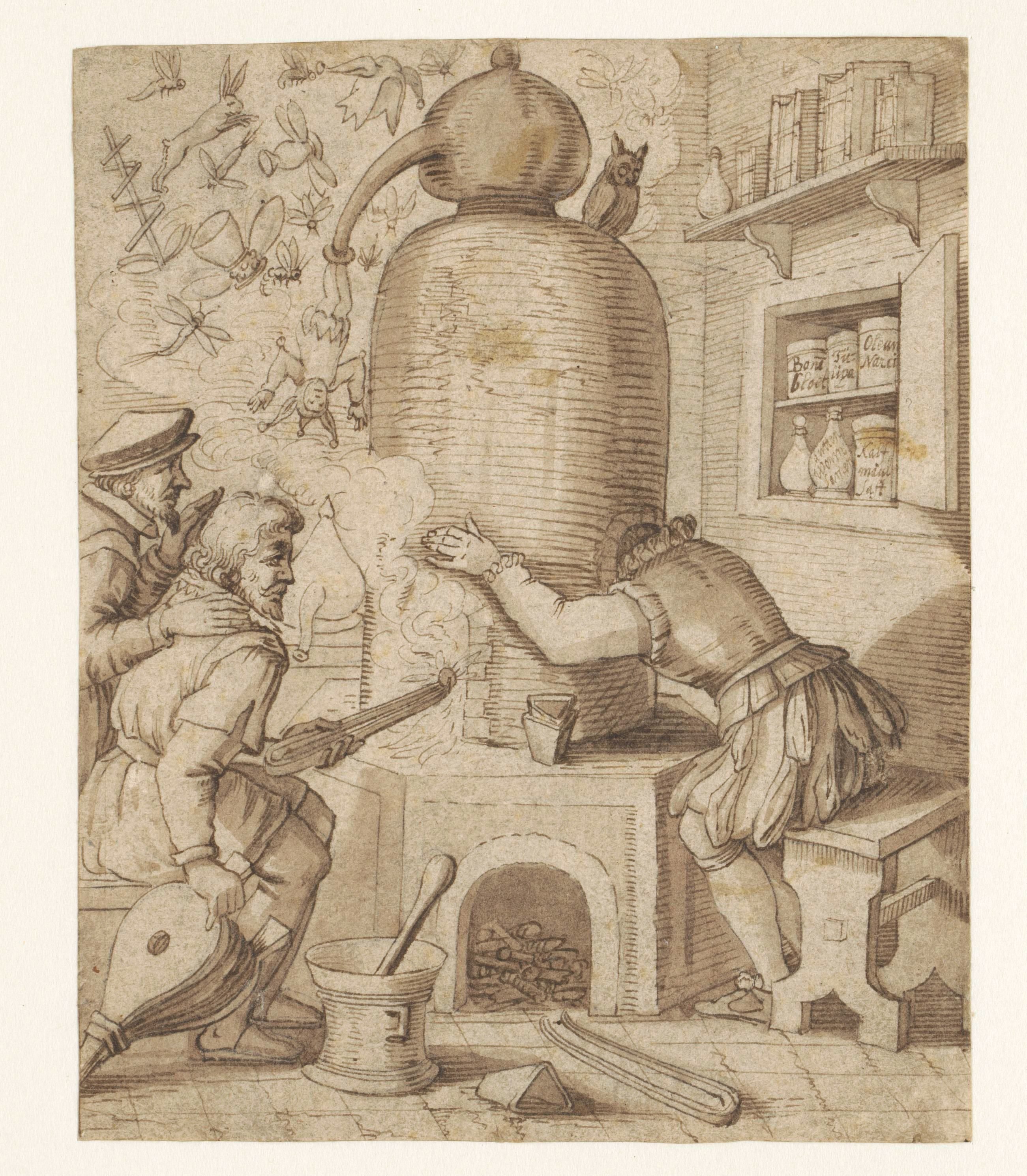 Satire op de alchemie