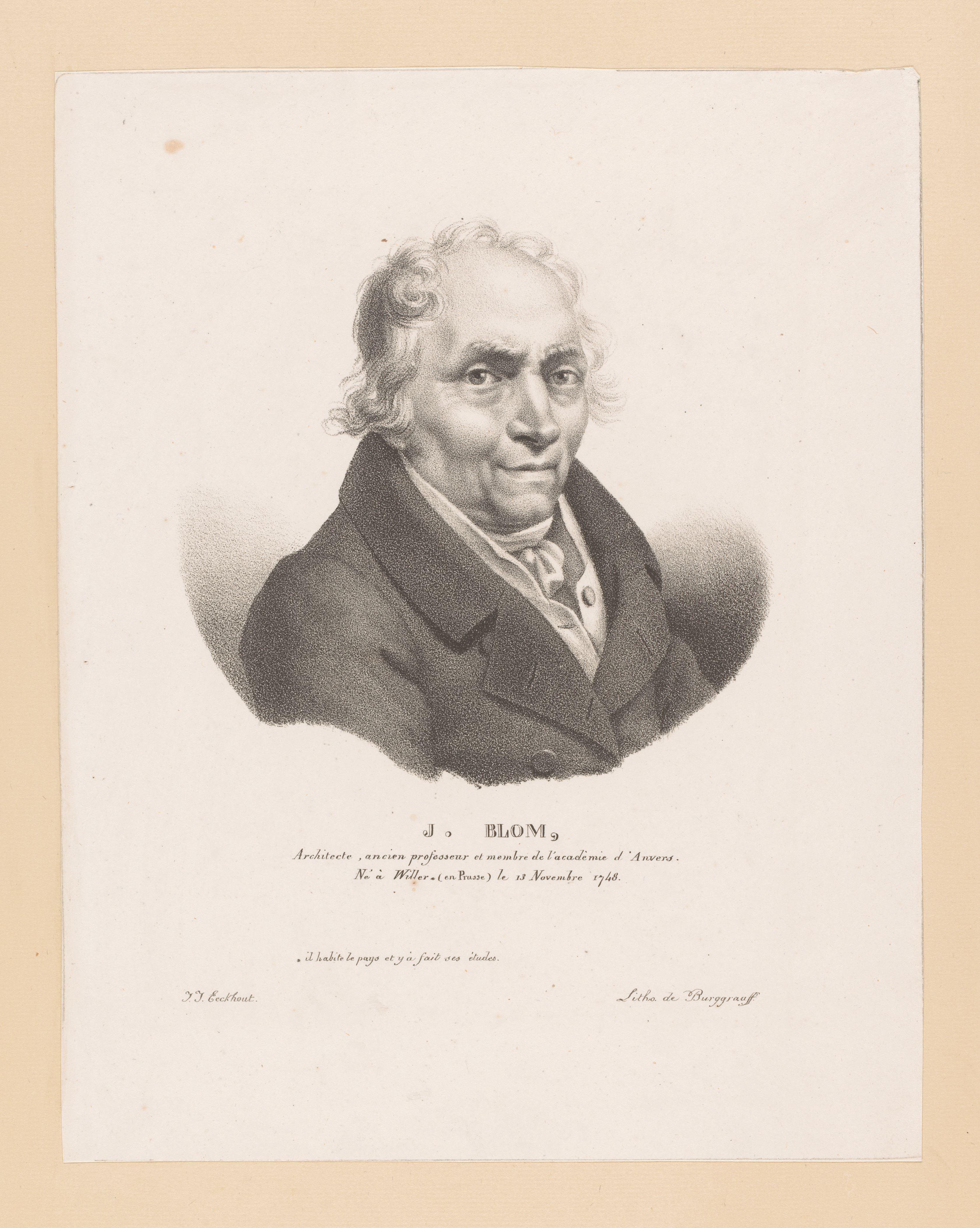 Portret van Jan Blom