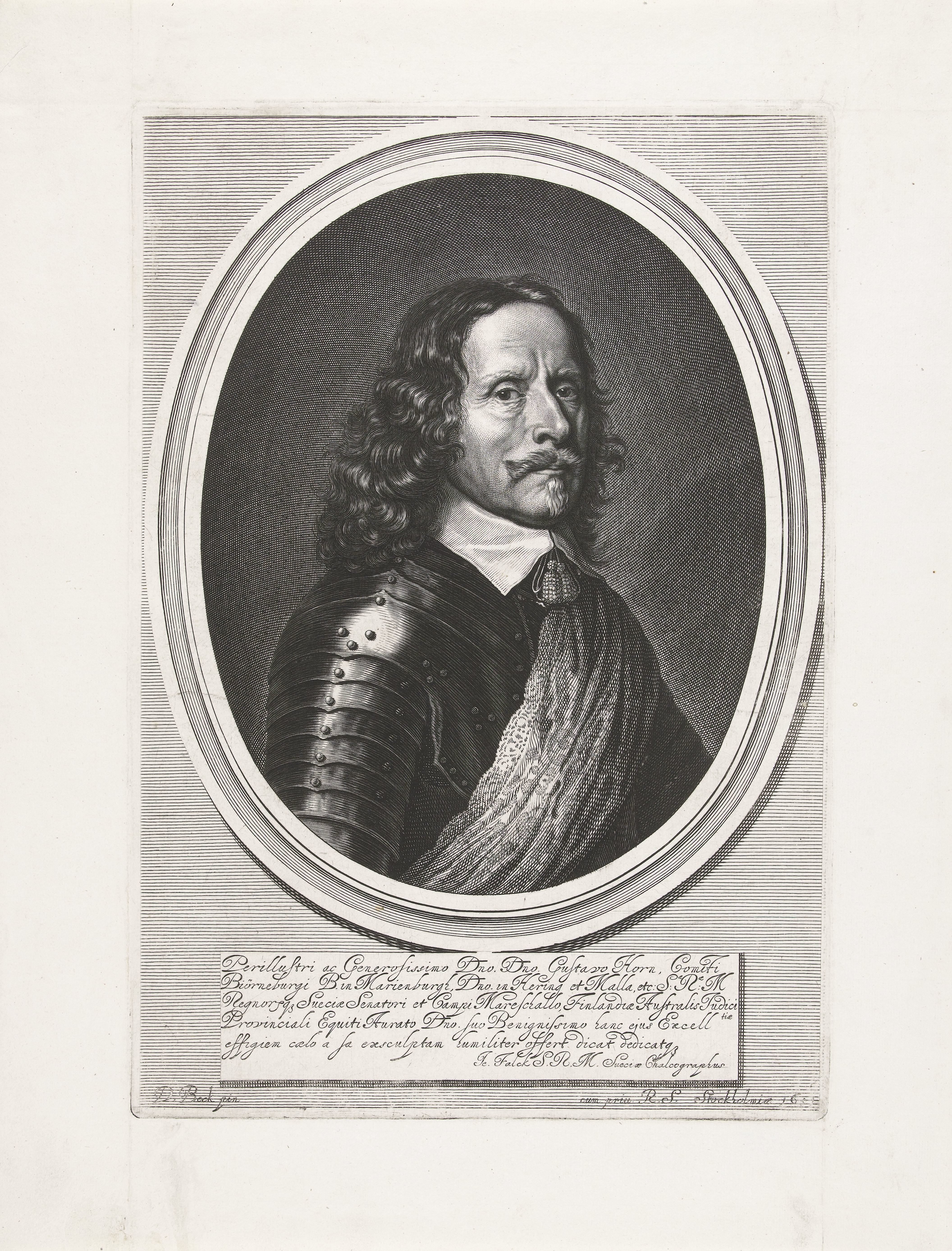 Portret van Gustav Horn