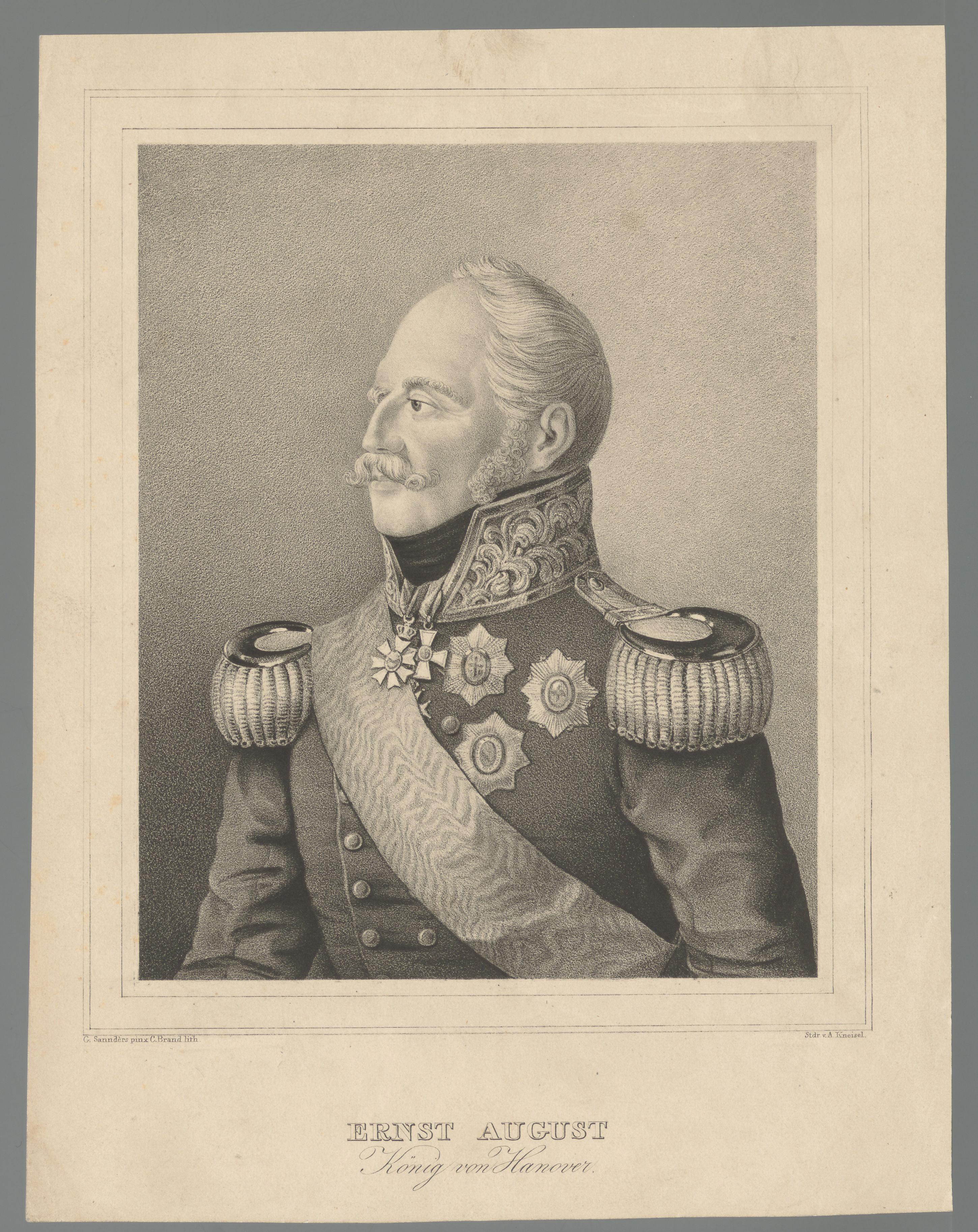 Portret van Ernst August I