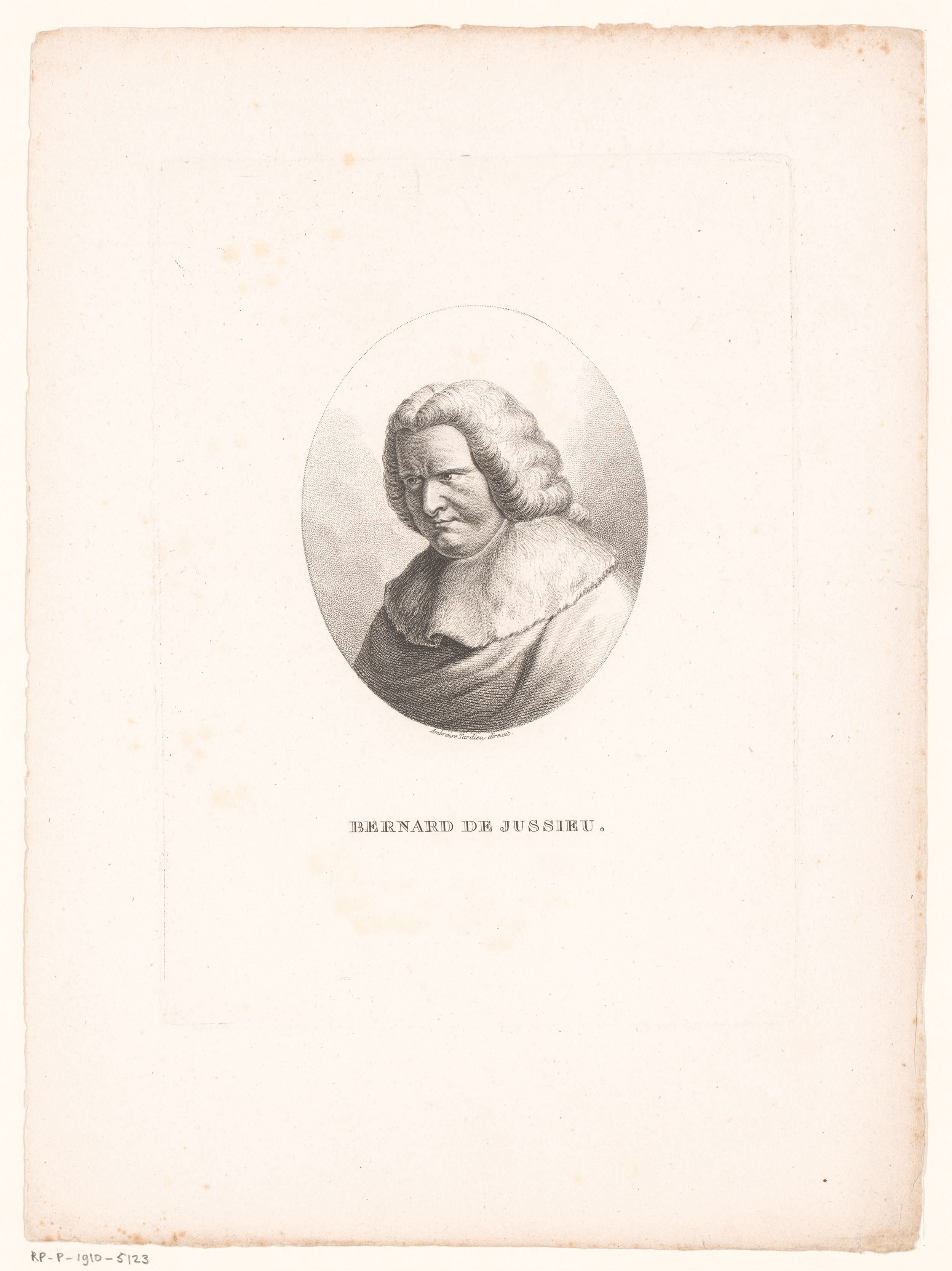 Portret van Bernard de Jussieu