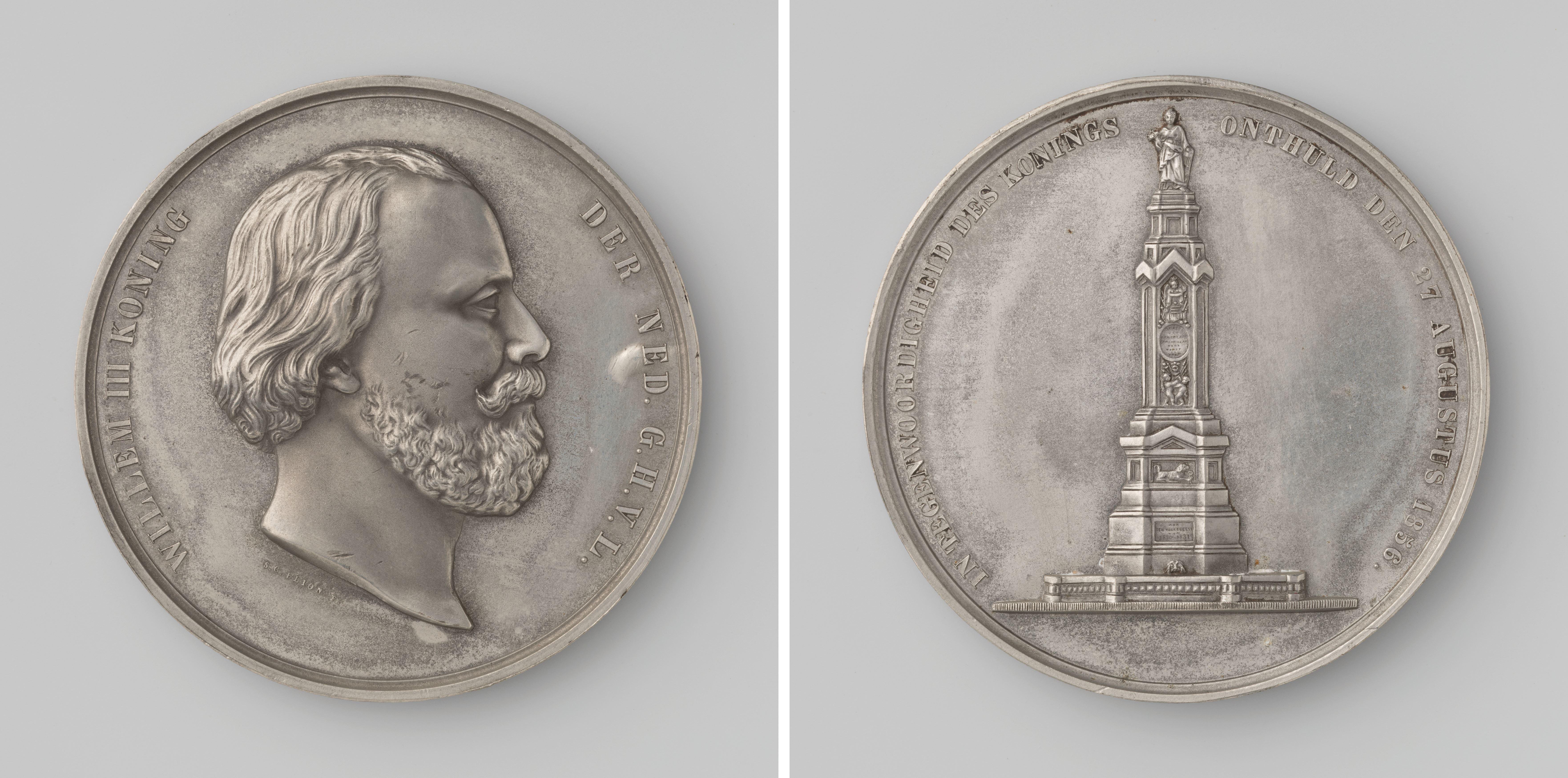 Onthulling van het Monument op de Dam te Amsterdam