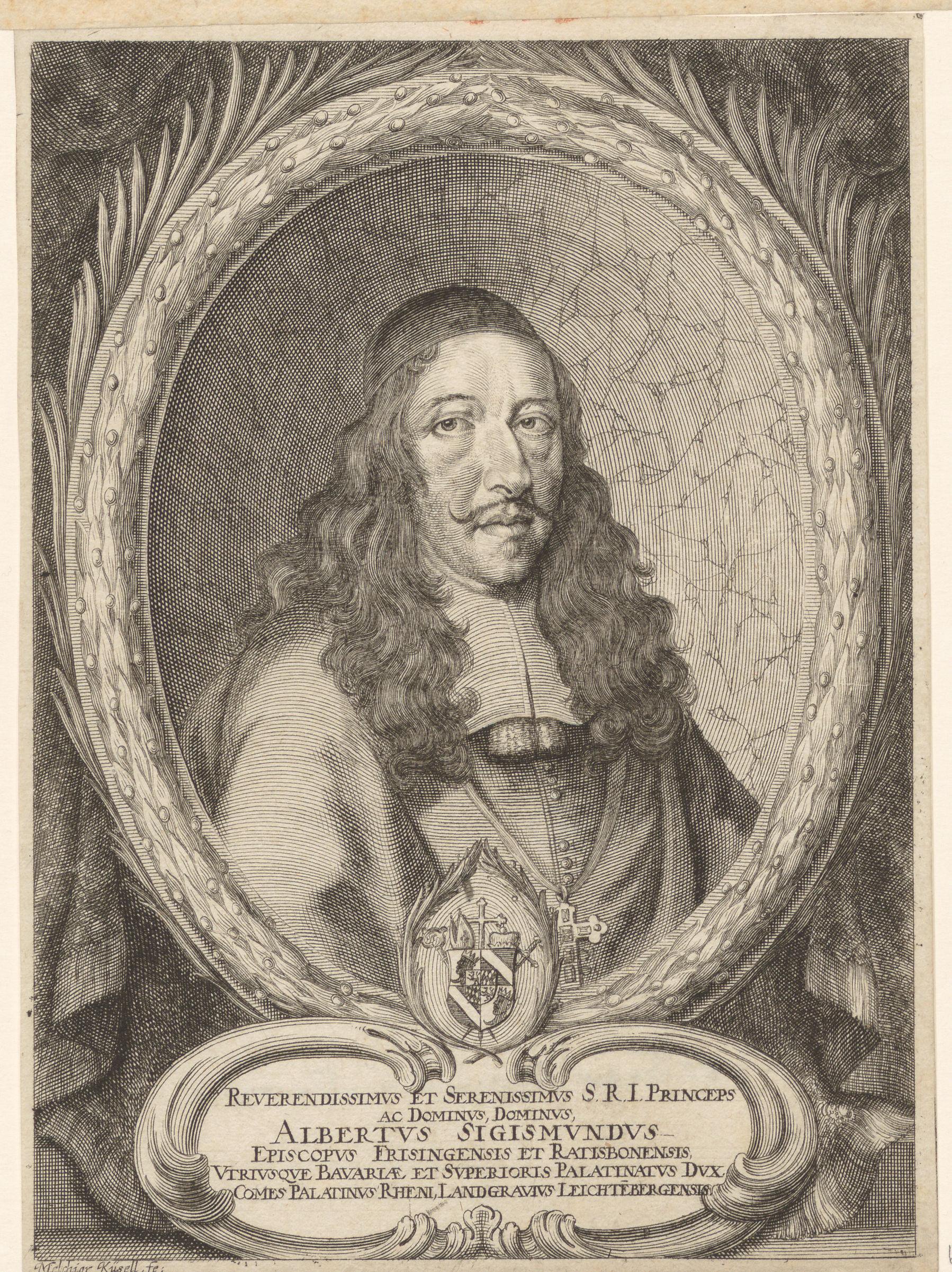 Portret van Albert Sigmund von Beieren
