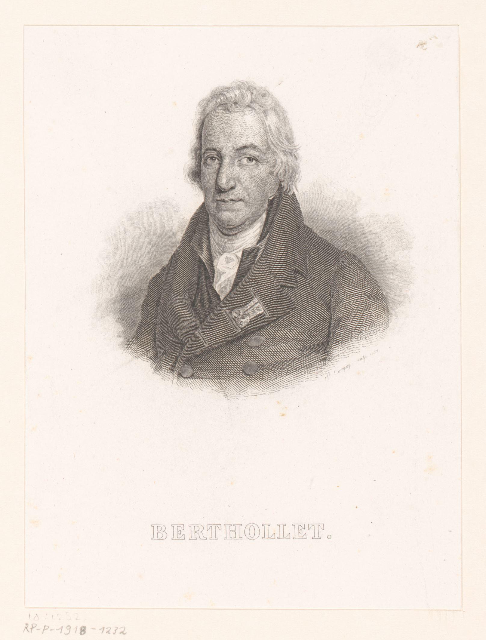 Portret van Claude-Louis Berthollet