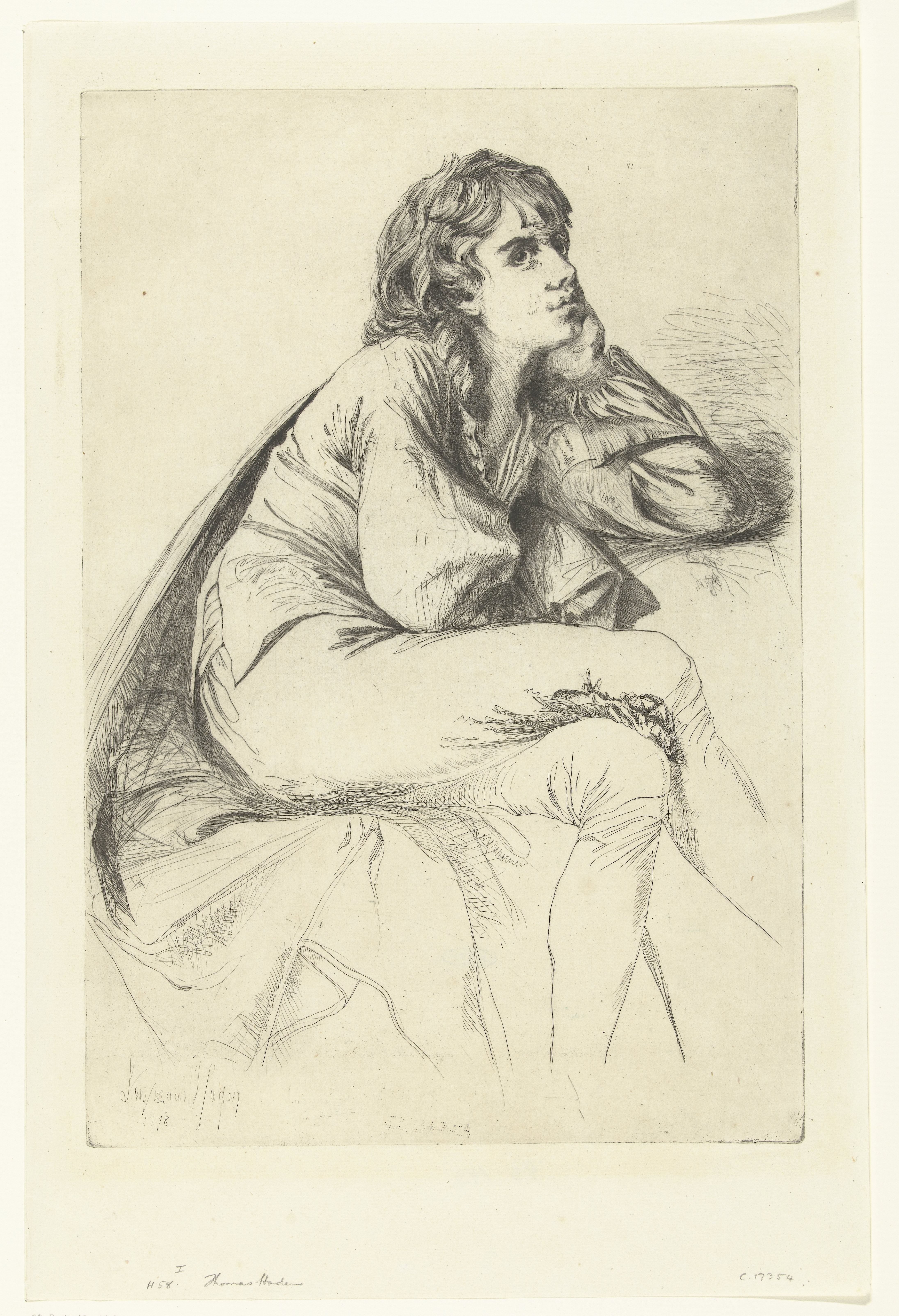 Portret van Thomas Haden of Derby