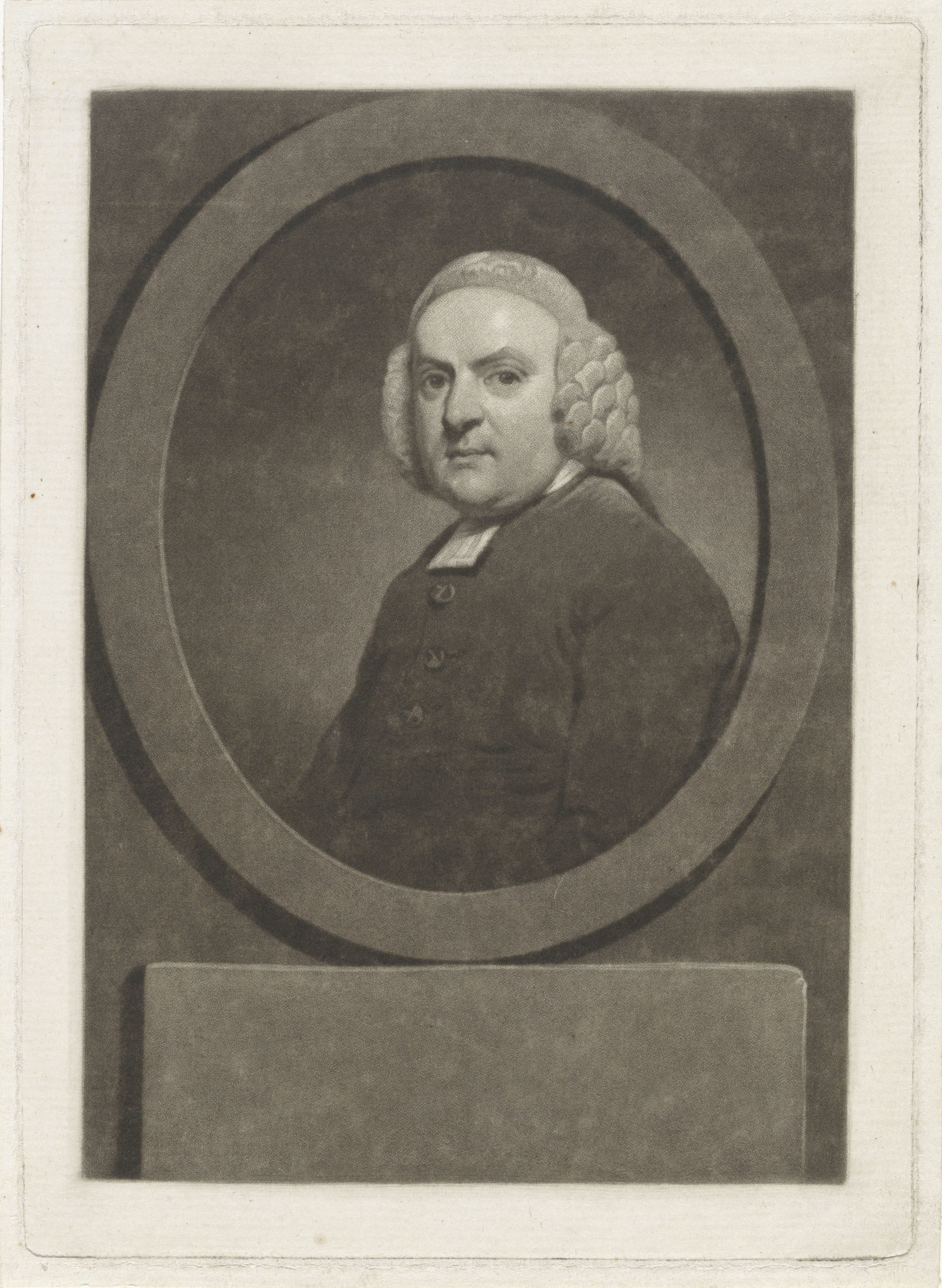 Portret van de predikant Wilhelm Leendert Krieger