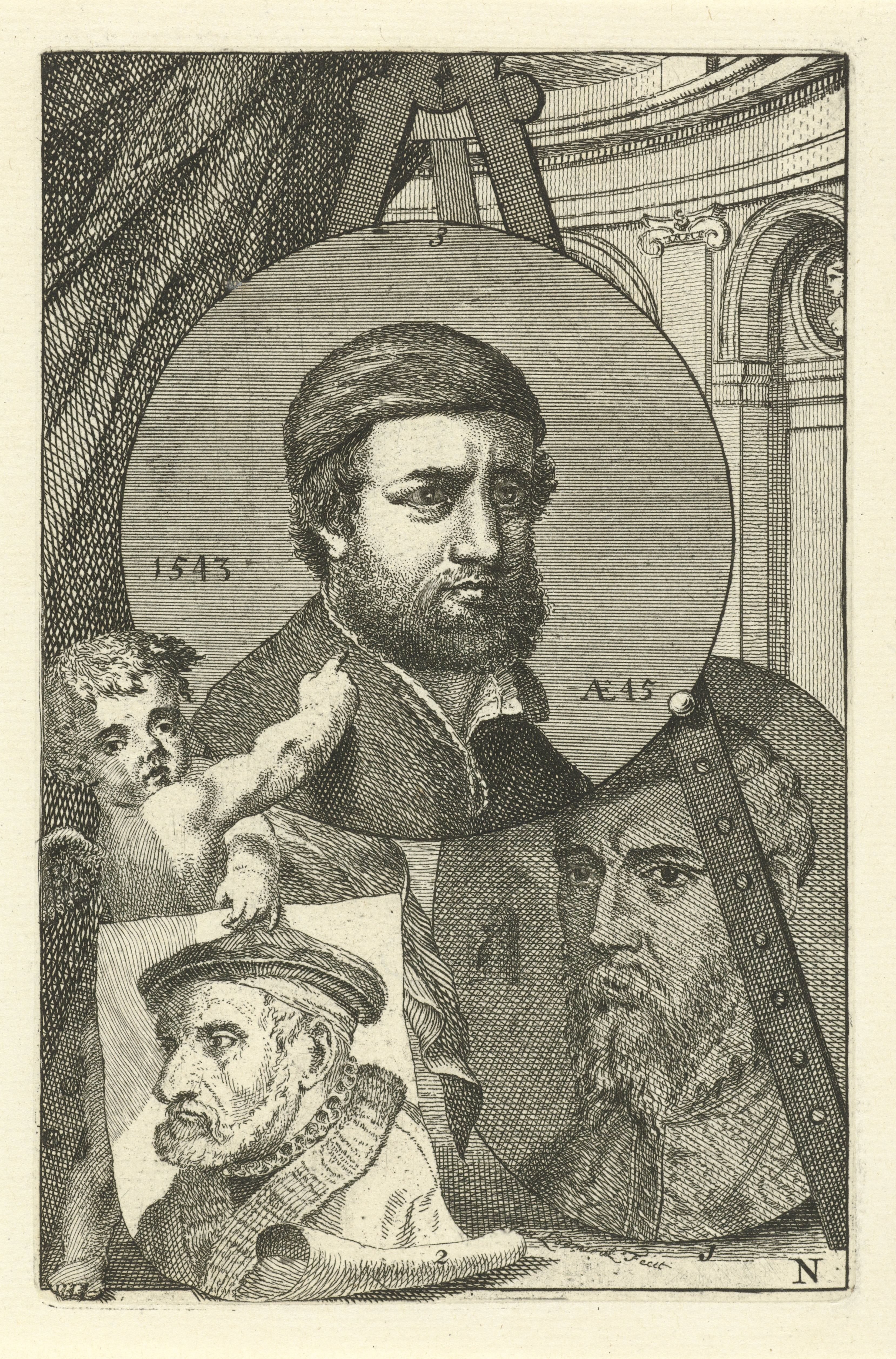 Portretten van Henri met de Bles, Lucas Gassel en Hans Holbein